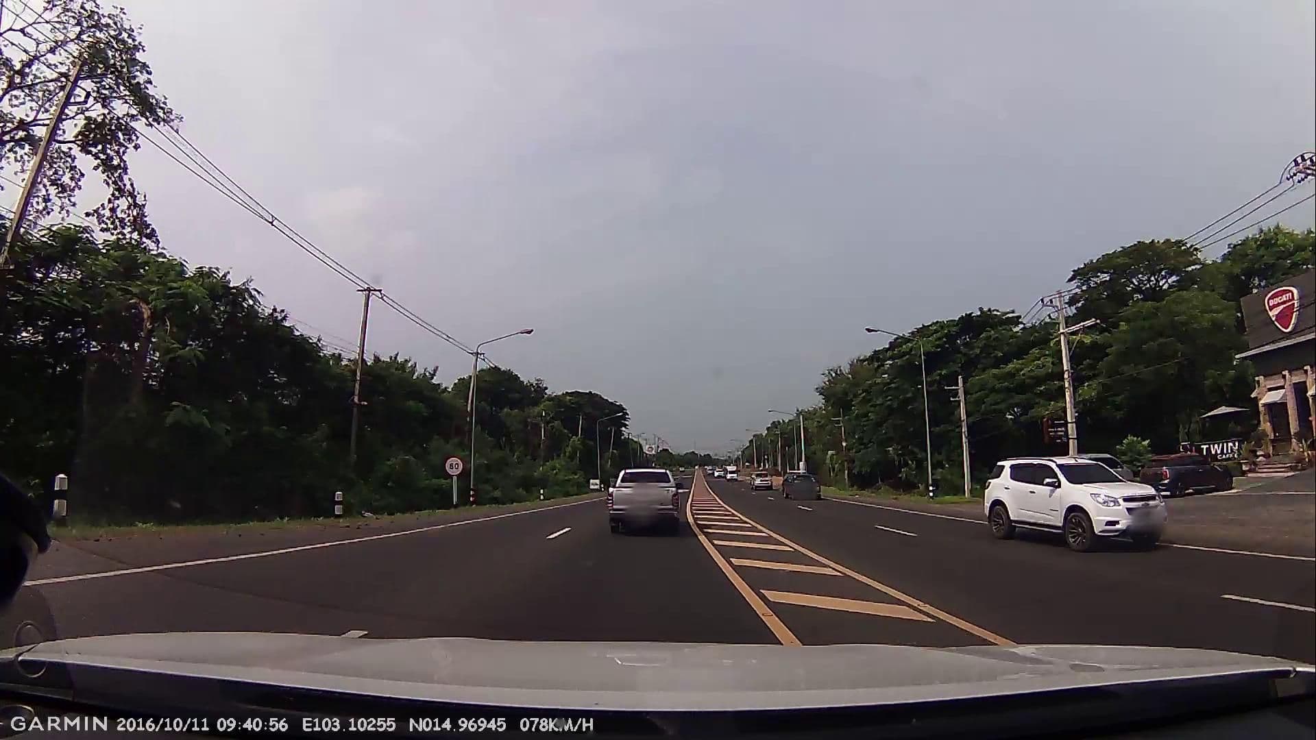 Street view near Ducati Bikebox Hostel, Buri Ram — © poramet (CC BY-SA · Mapillary)