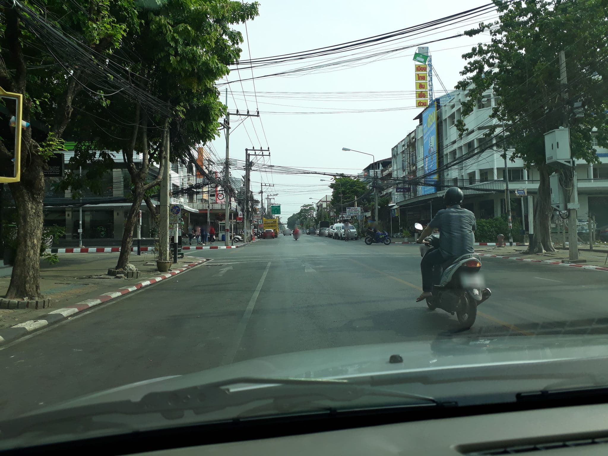 Street view near Saen Sumran Hotel, Khon Kaen — © theppitak (CC BY-SA · Mapillary)