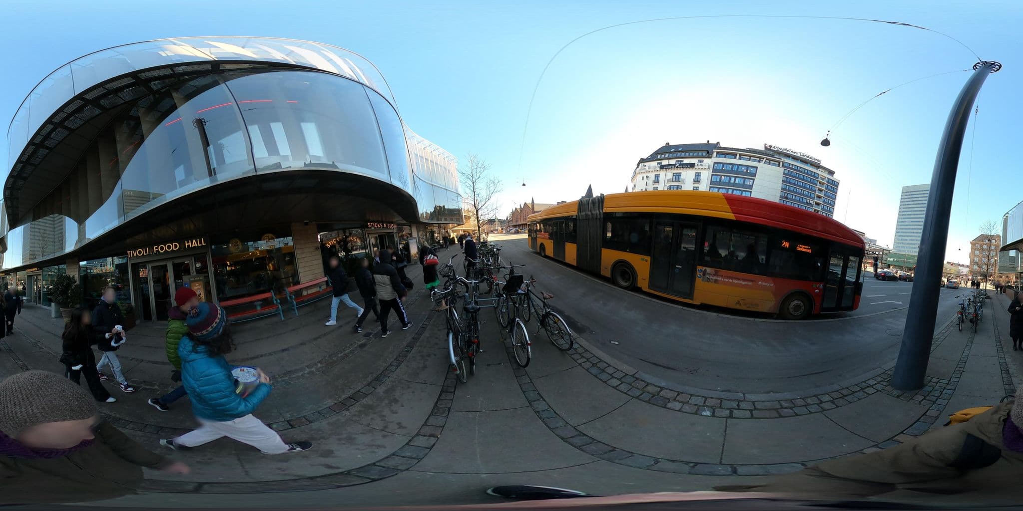Street view near Mercur Hotel ApS, Copenhagen — © peterleth (CC BY-SA · Mapillary)