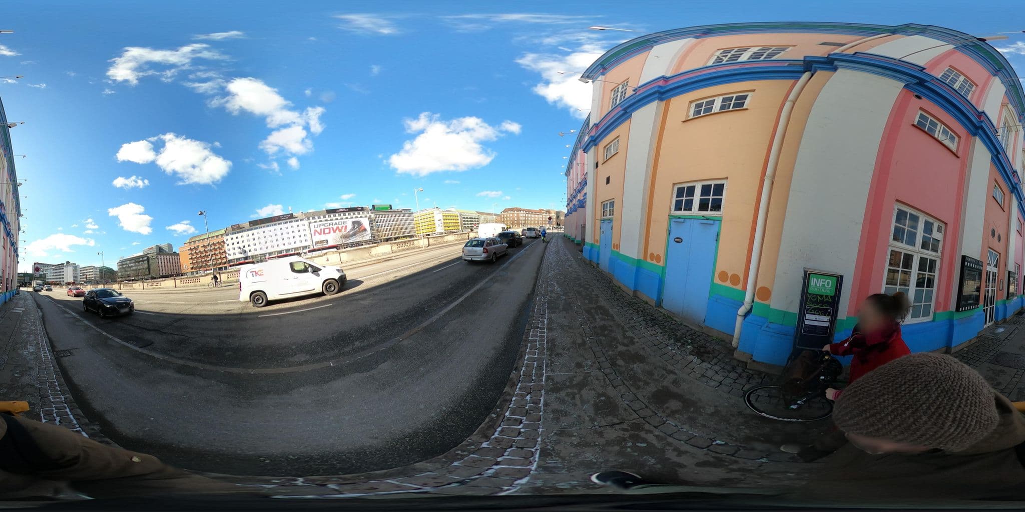 Street view near Norlandia Mercur Hotel, Copenhagen — © peterleth (CC BY-SA · Mapillary)