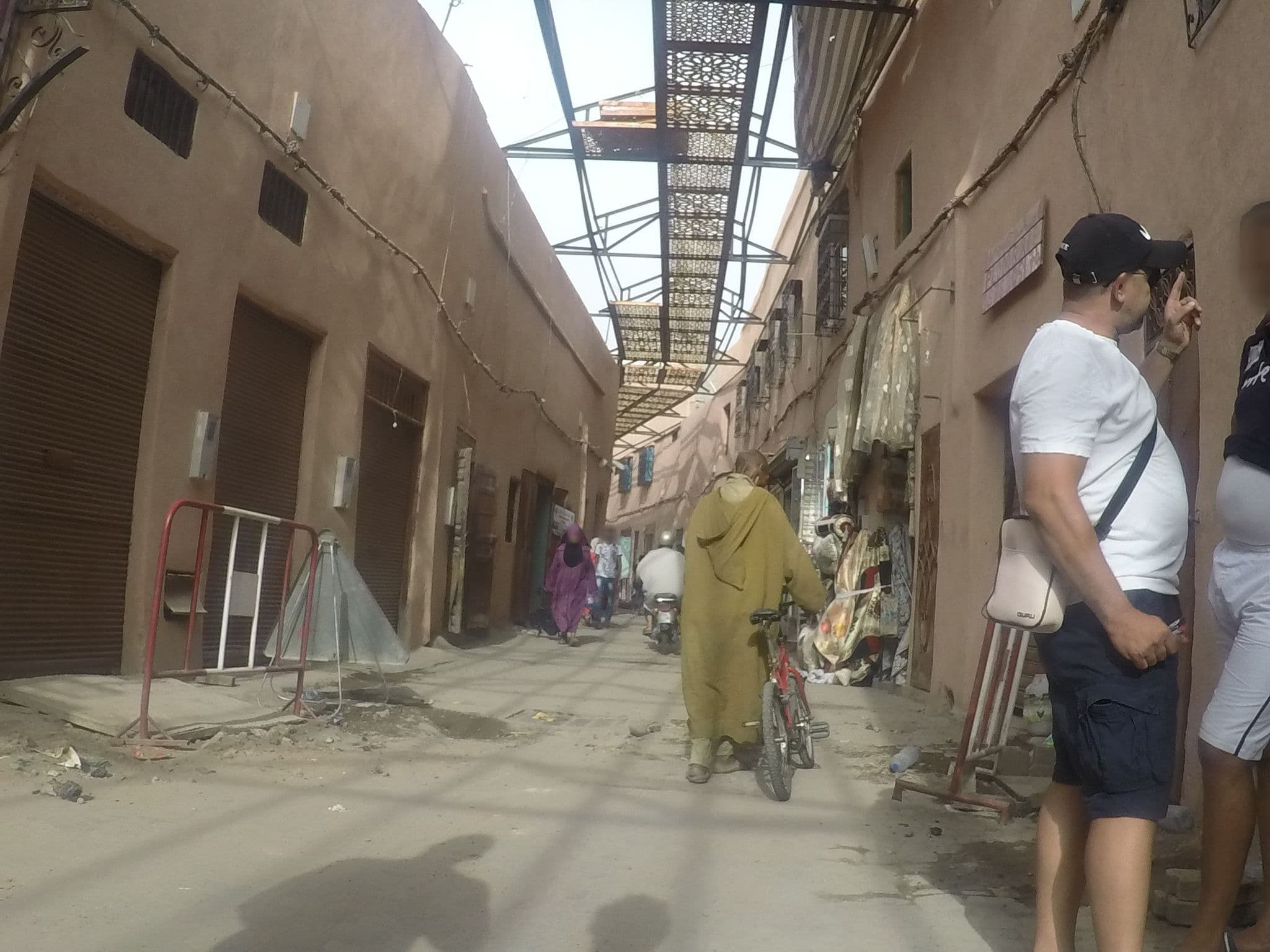 Street view near Riad Lila, Marrakesh — © chrisbeddow (CC BY-SA · Mapillary)