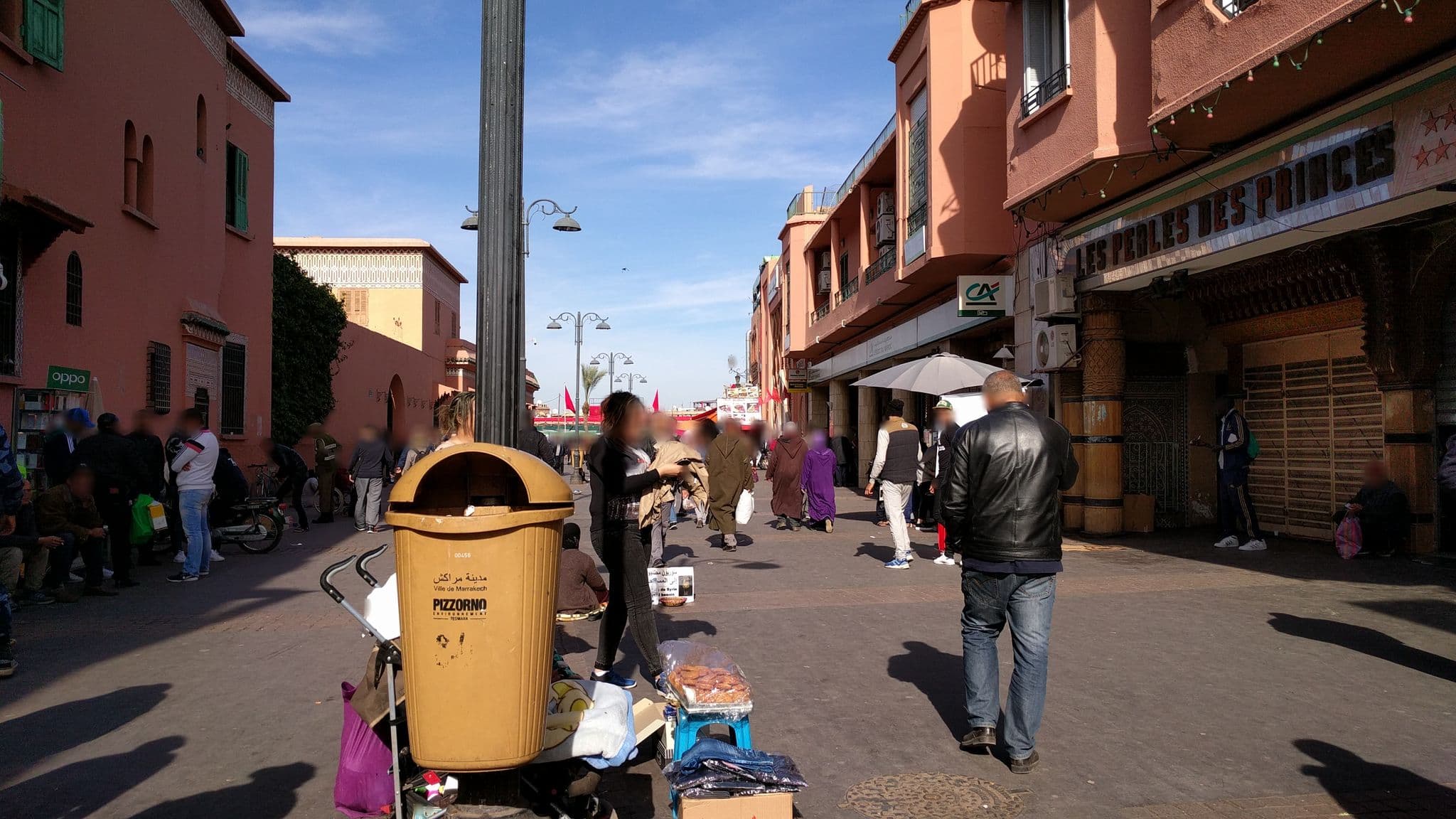 Street view near Hotel Centrale, Marrakesh, Marrakesh — © morray (CC BY-SA · Mapillary)