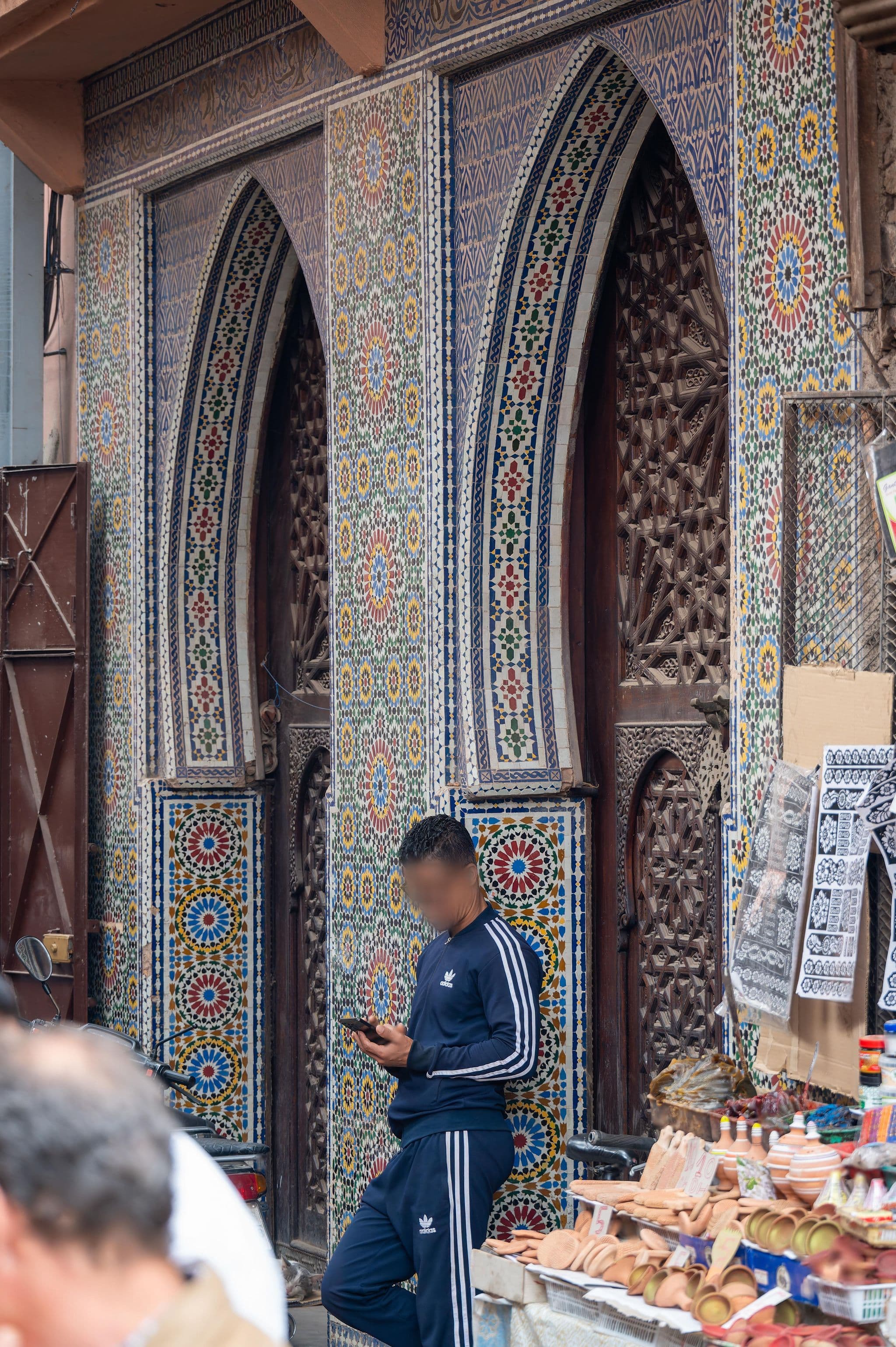 Street view near La Sultana Marrakech, Méchouar-Kasba — © algirdasc (CC BY-SA · Mapillary)