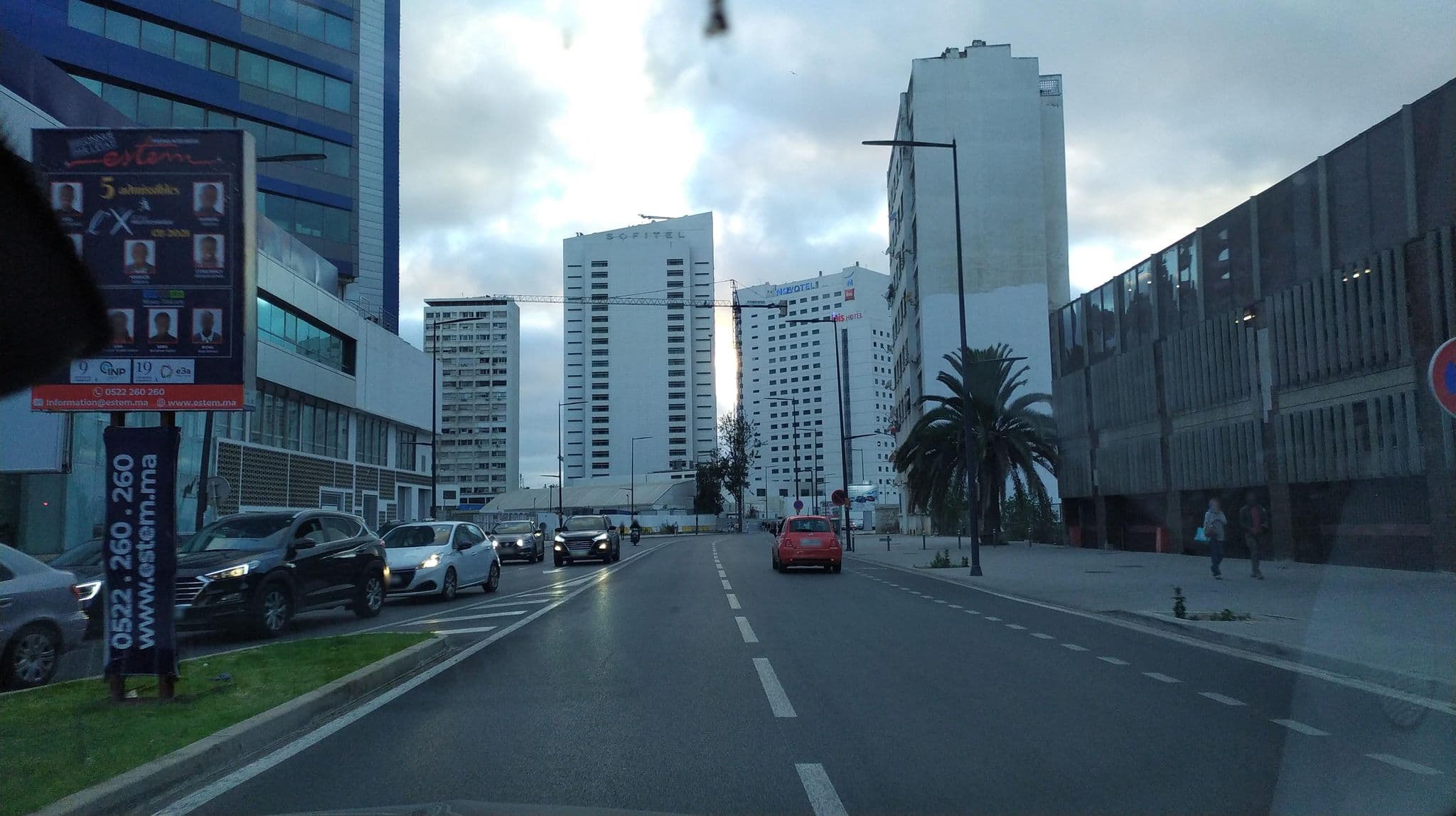 Street view near Room 1313 - Hotel Sofitel Casablana, Casablanca — © khalid (CC BY-SA · Mapillary)
