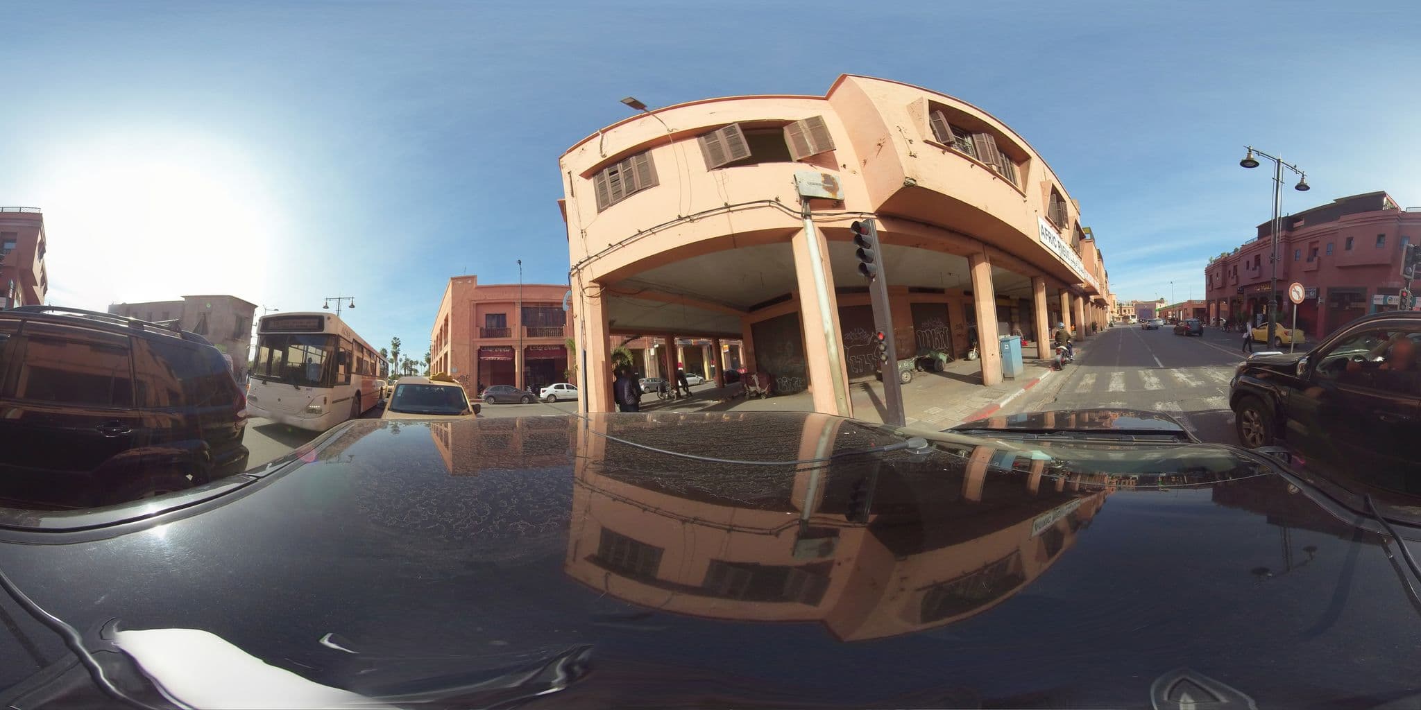 Street view near Riad Marrakech by Hivernage, Marrakesh — © navcities (CC BY-SA · Mapillary)