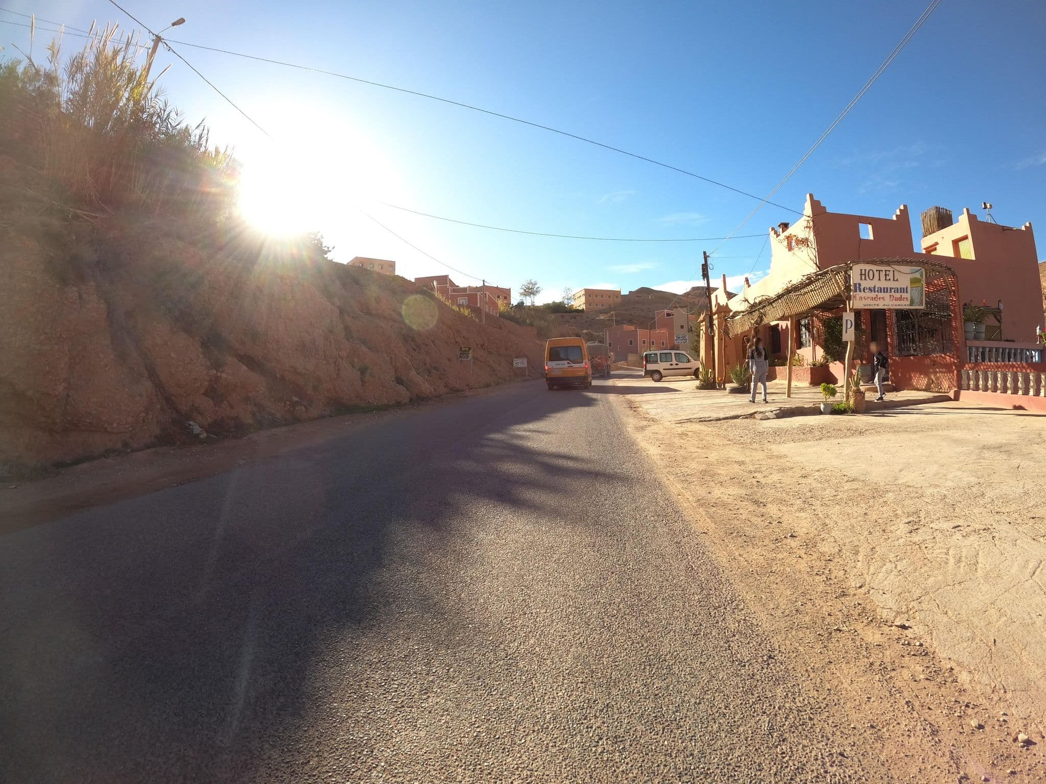 Street view near Hotel Cascades Dades, Boumalne Dades — © masterofnoroad (CC BY-SA · Mapillary)
