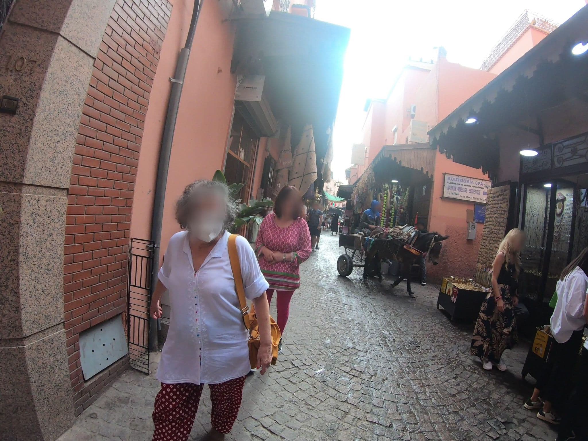 Street view near Riad Medina Art, Marrakesh — © algirdasc (CC BY-SA · Mapillary)