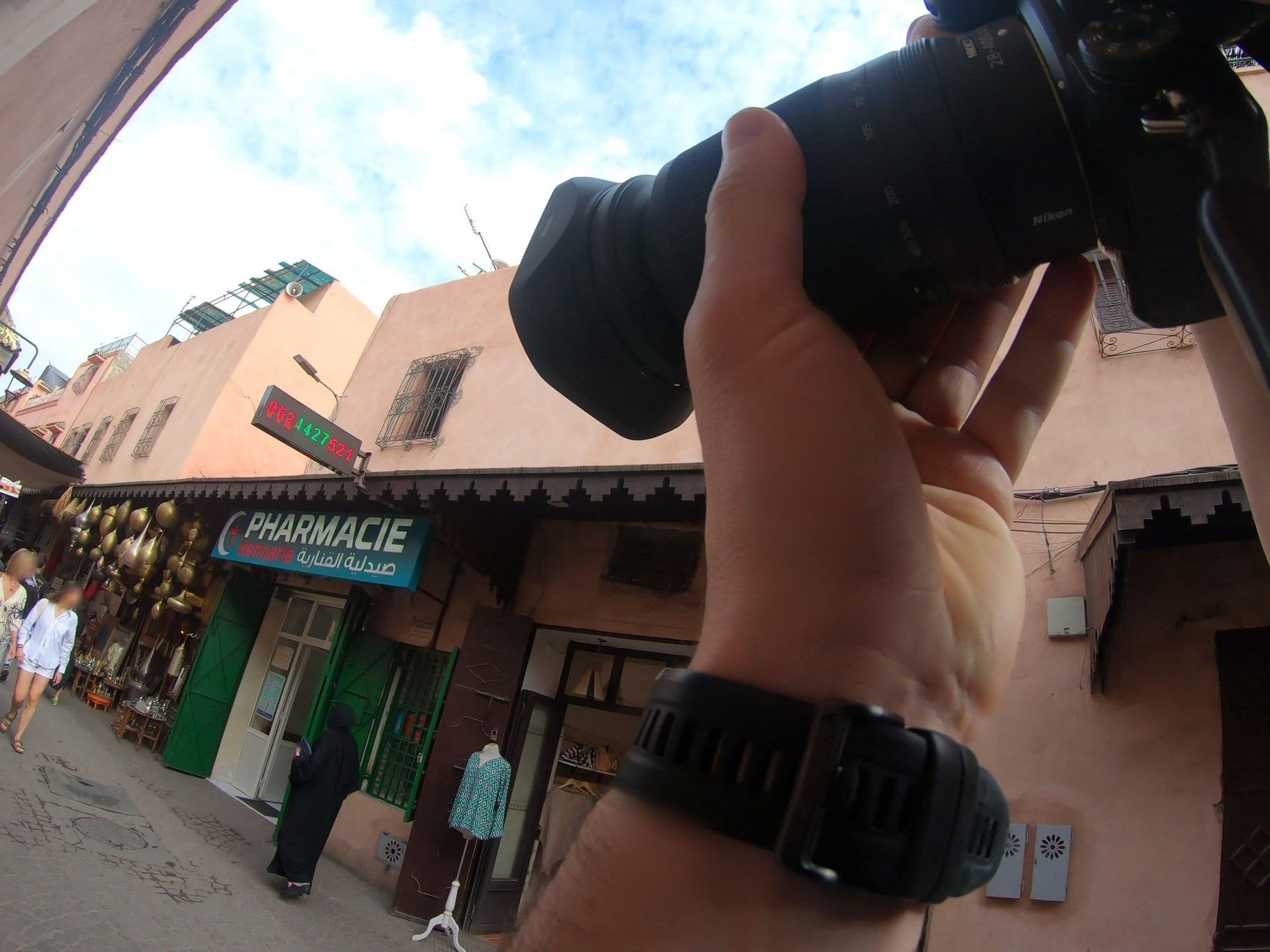 Street view near Riad Des Alamandes, Marrakesh — © algirdasc (CC BY-SA · Mapillary)