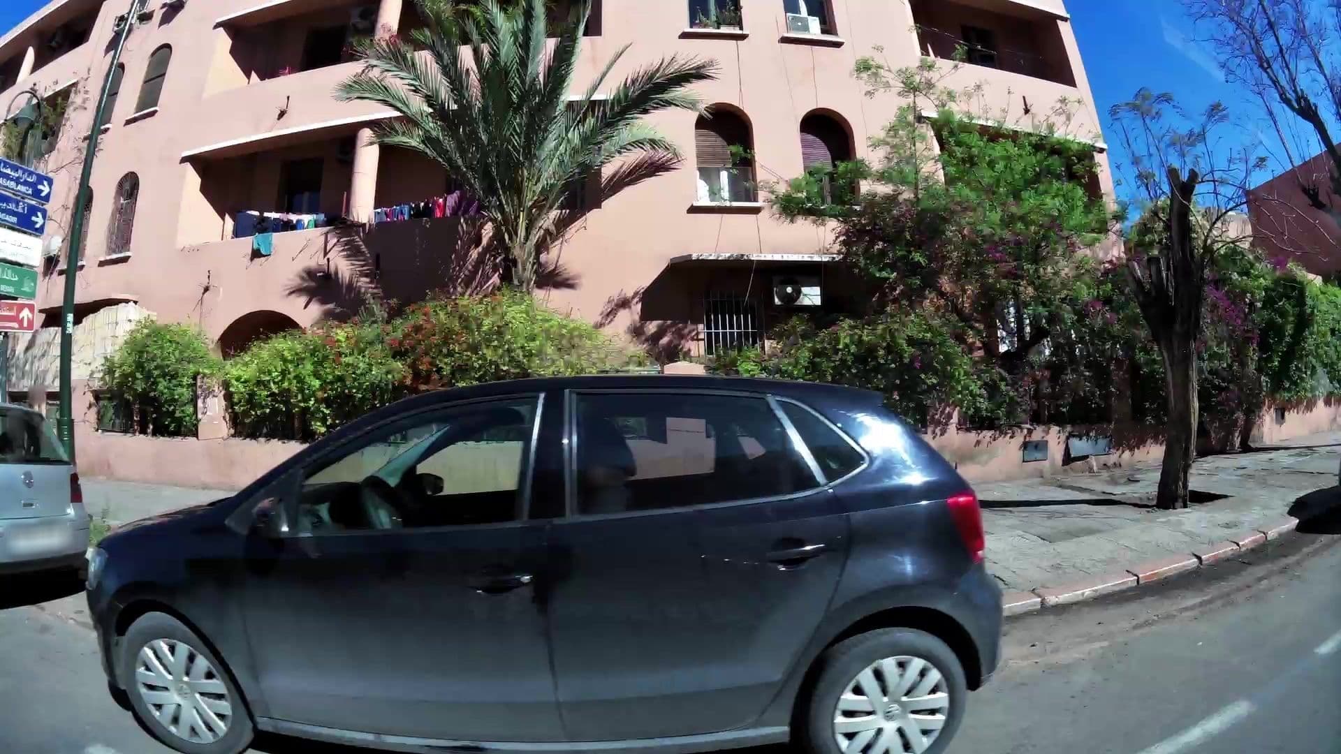 Street view near La Plage Rouge, Marrakesh — © kaartcam (CC BY-SA · Mapillary)