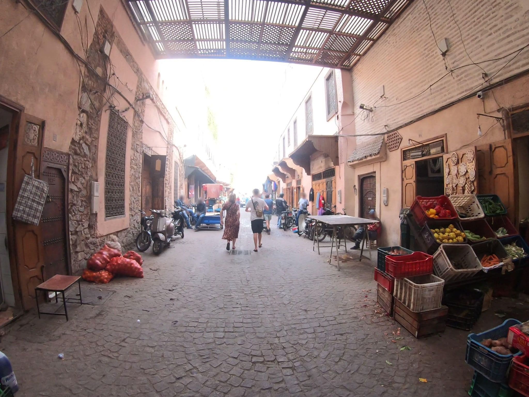 Street view near Riad Dar Doukkala, Marrakesh — © algirdasc (CC BY-SA · Mapillary)
