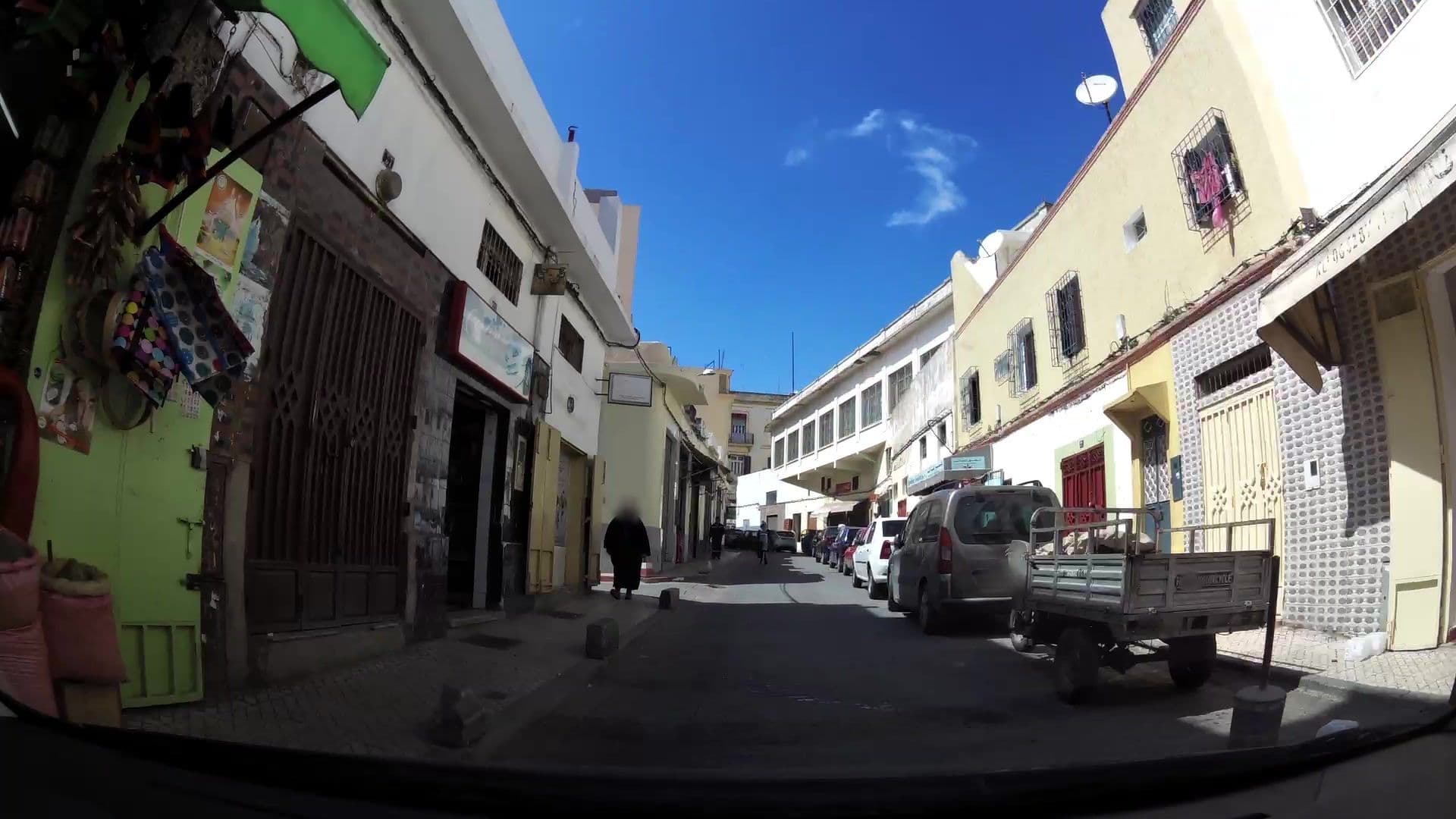 Street view near Dar El Kasbah, Tangier — © kaartcam (CC BY-SA · Mapillary)