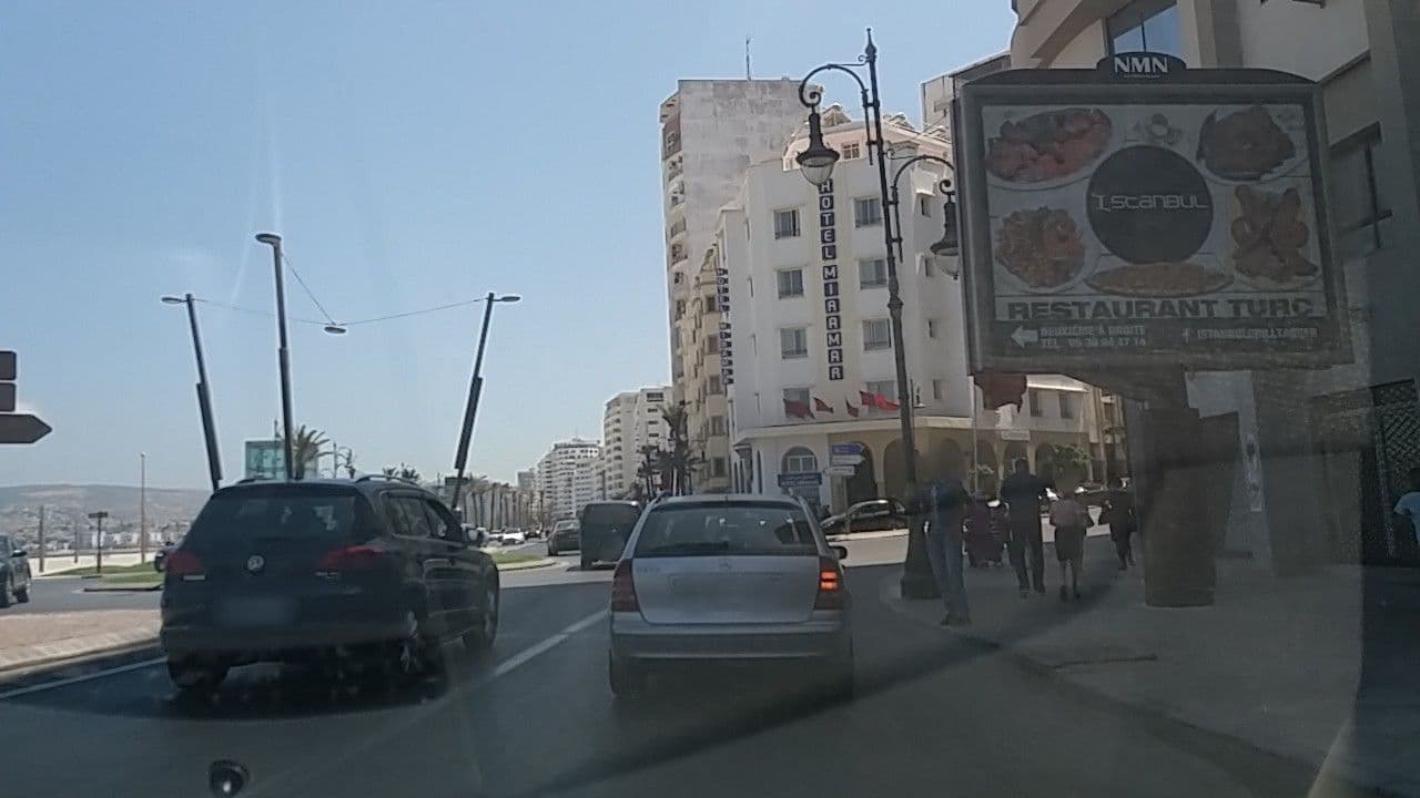 Street view near Kenzi Solazur Hotel, Tangier — © tangermycity (CC BY-SA · Mapillary)
