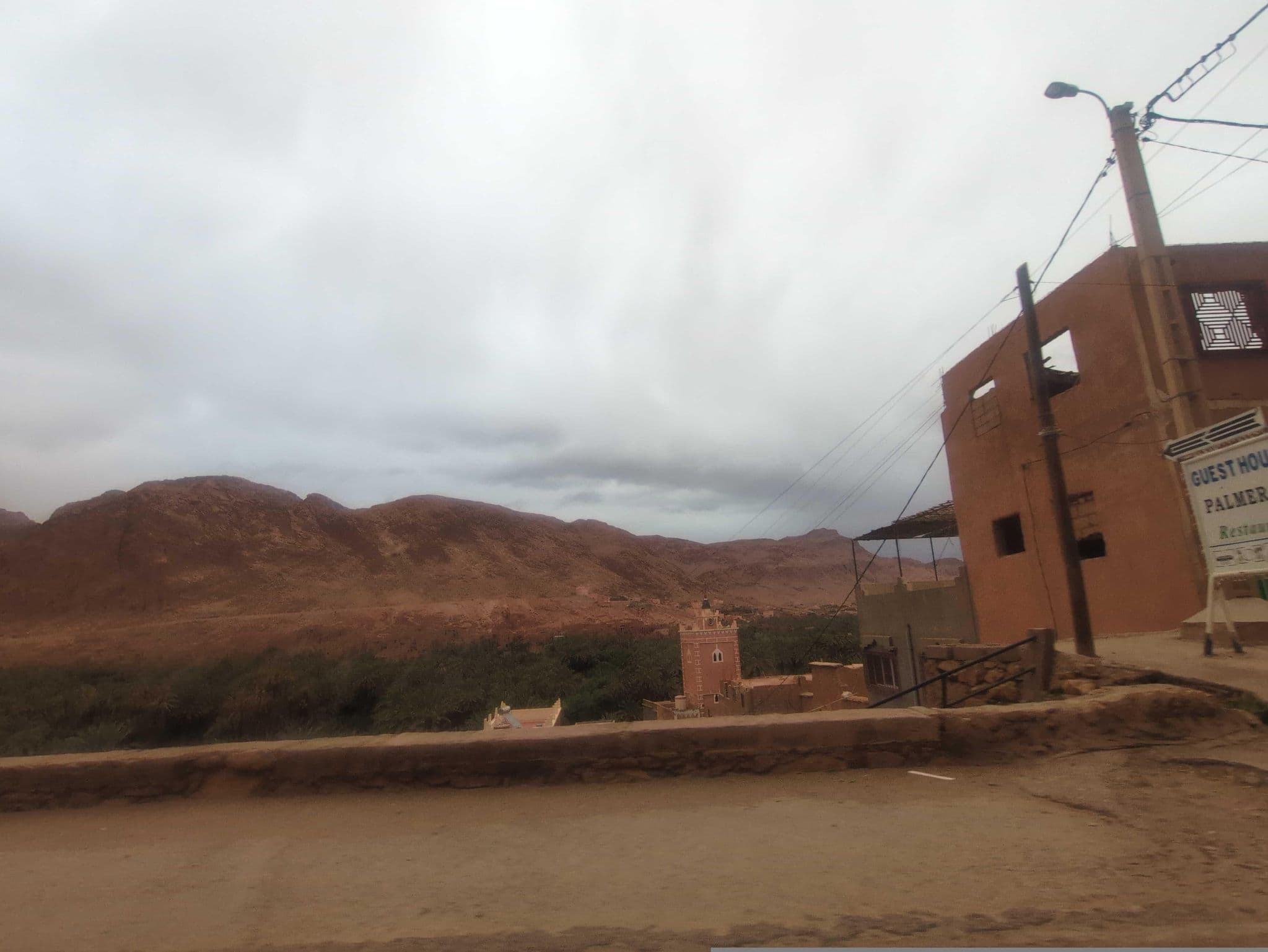 Street view near Palmaraie Guesthouse, Tinghir — © jamesmstone (CC BY-SA · Mapillary)