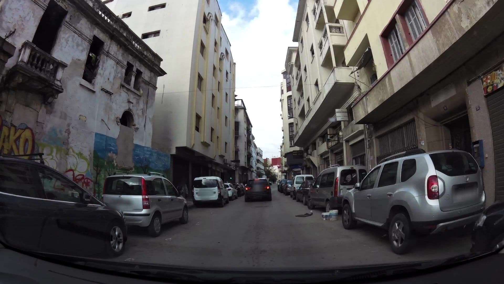 Street view near Hotel Atlas, Tangier — © kaartcam (CC BY-SA · Mapillary)