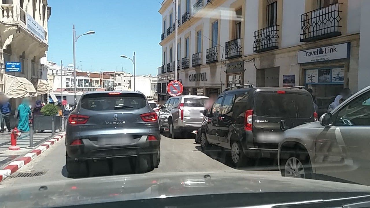 Street view near Hotel Minzah, Tangier — © tangermycity (CC BY-SA · Mapillary)