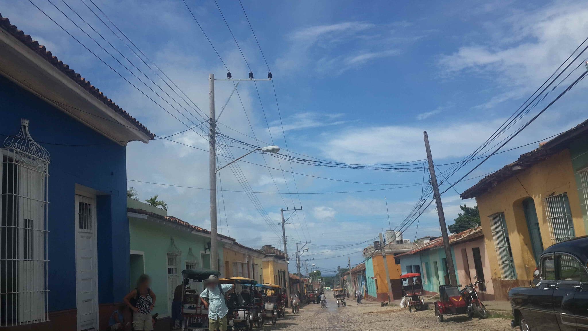 Street view near Hostal La Reseda, Trinidad