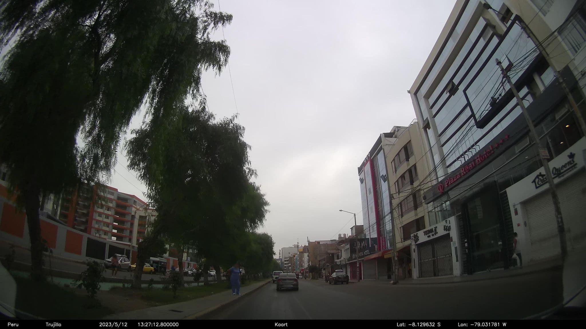 Street view near Hotel Mariest, Trujillo — © kaart_2 (CC BY-SA · Mapillary)