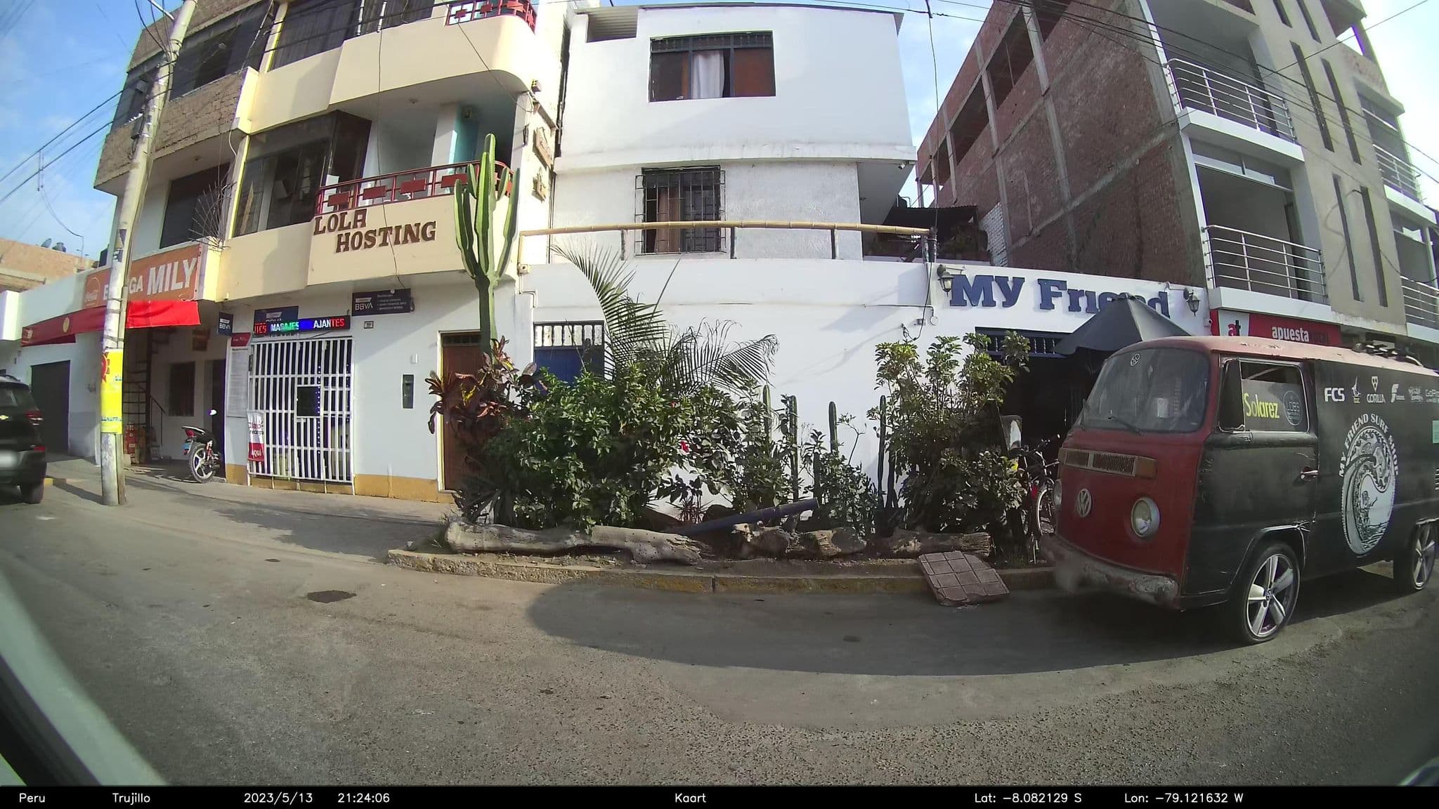 Street view near My Friend Surf Hostal, Huanchaquito Alto — © kaart_2 (CC BY-SA · Mapillary)