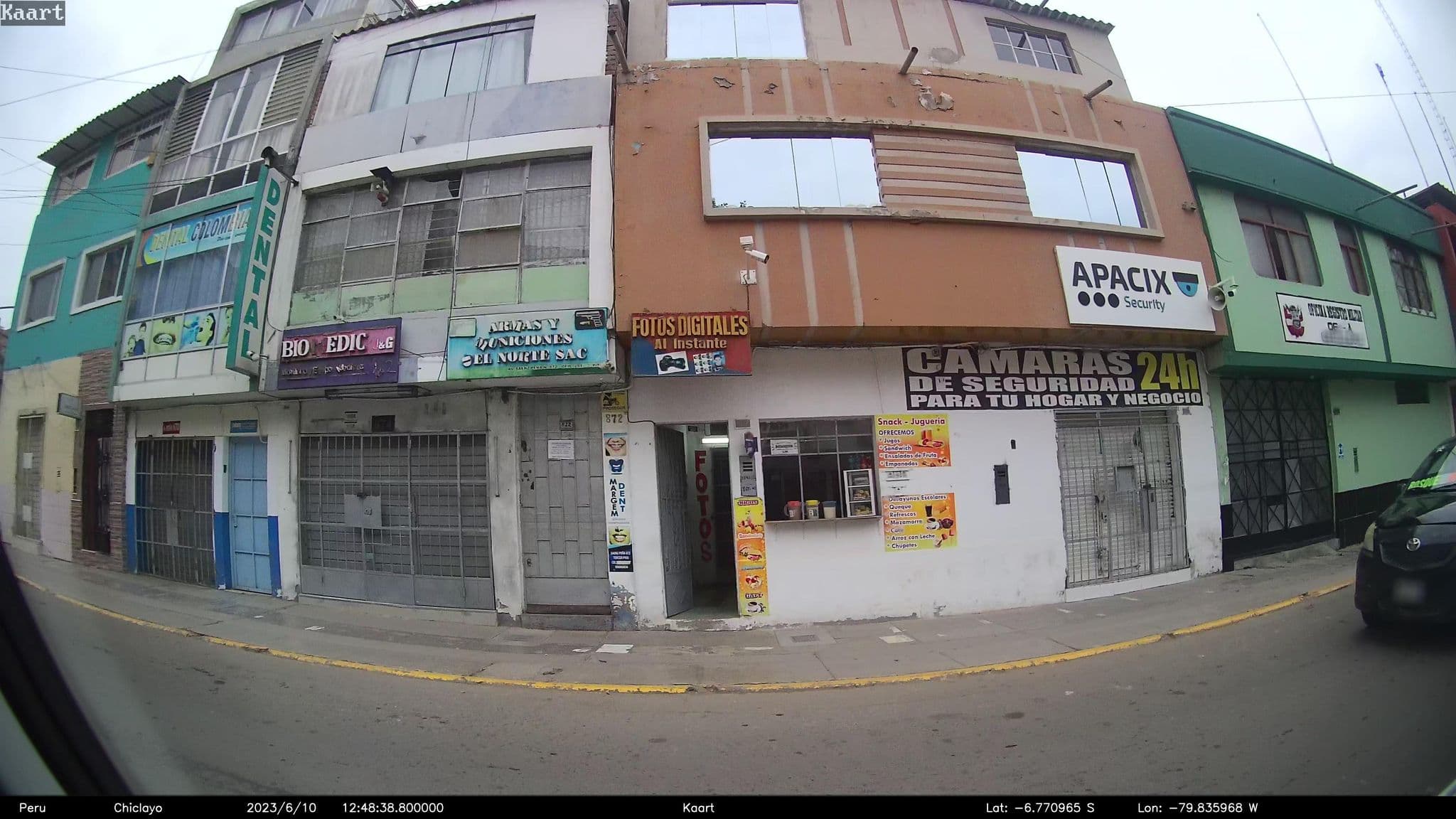 Street view near Hostal Turismo, Chiclayo — © kaart_2 (CC BY-SA · Mapillary)
