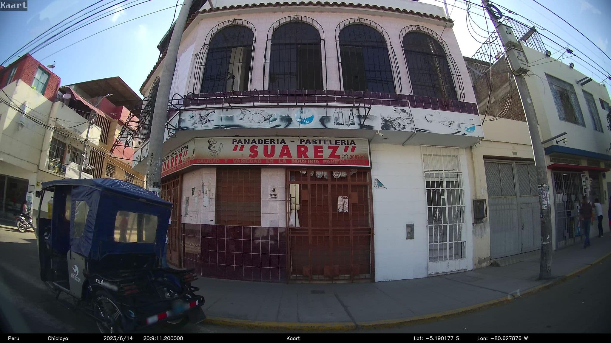 Street view near Hotel Paracas, Piura — © kaart_2 (CC BY-SA · Mapillary)