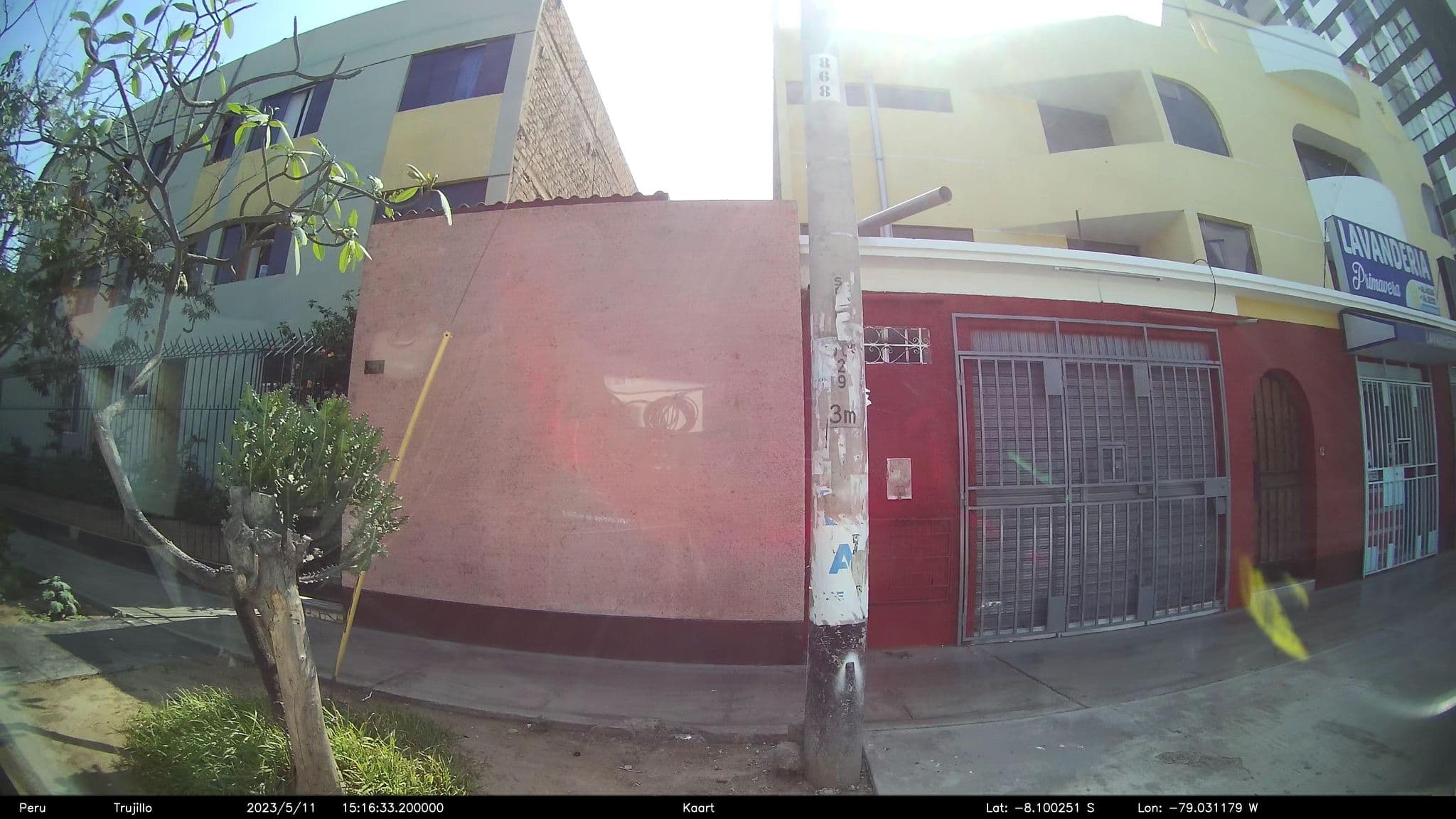 Street view near Hostal Capely, Trujillo — © kaart_2 (CC BY-SA · Mapillary)