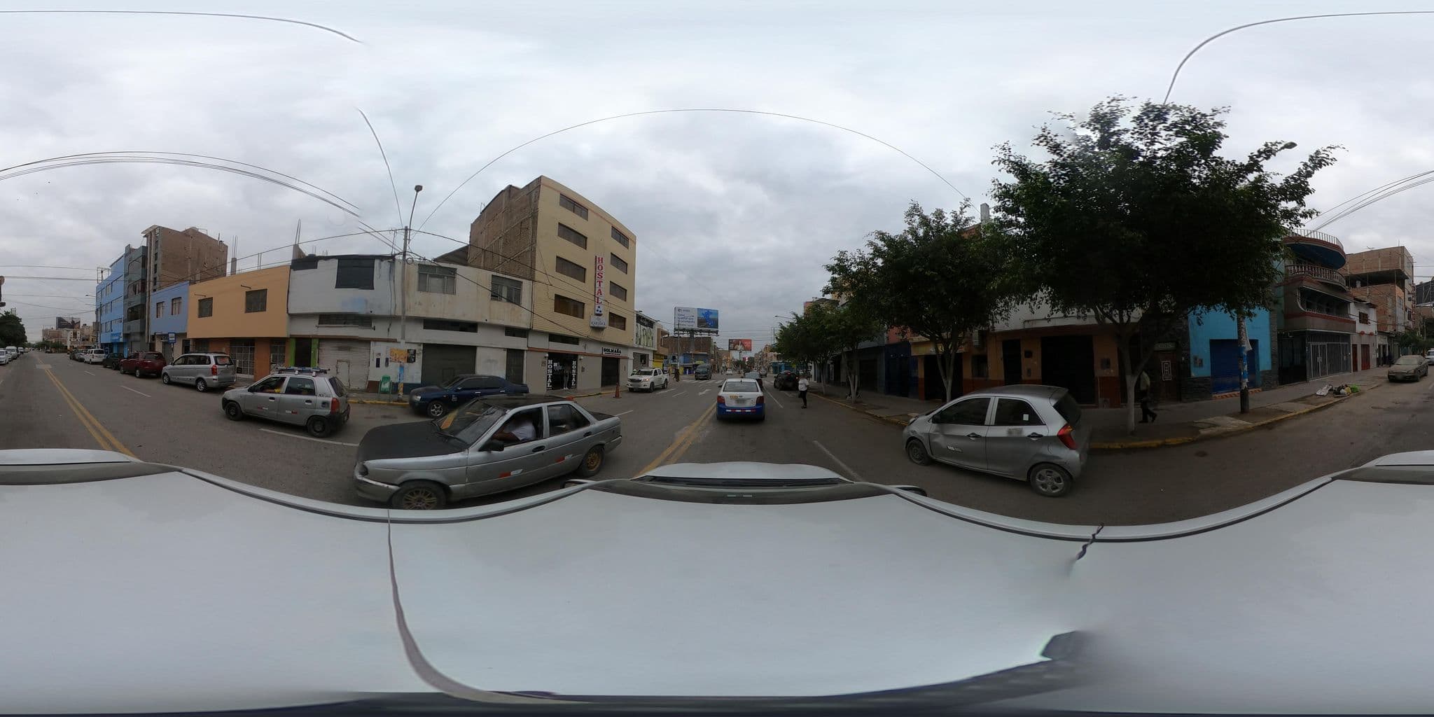 Street view near Hostal Mar de Plata, Chiclayo — © kaart_2 (CC BY-SA · Mapillary)