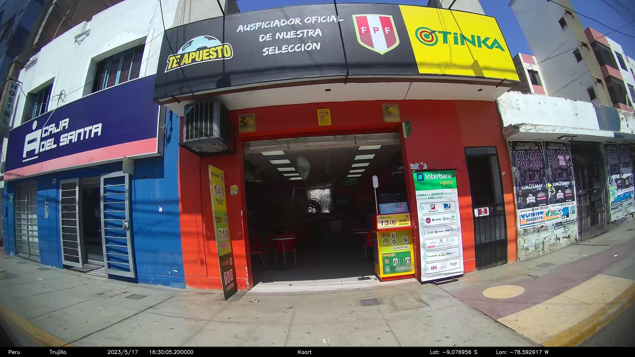 Street view near Hotel Bolognesi, Chimbote — © kaart_2 (CC BY-SA · Mapillary)