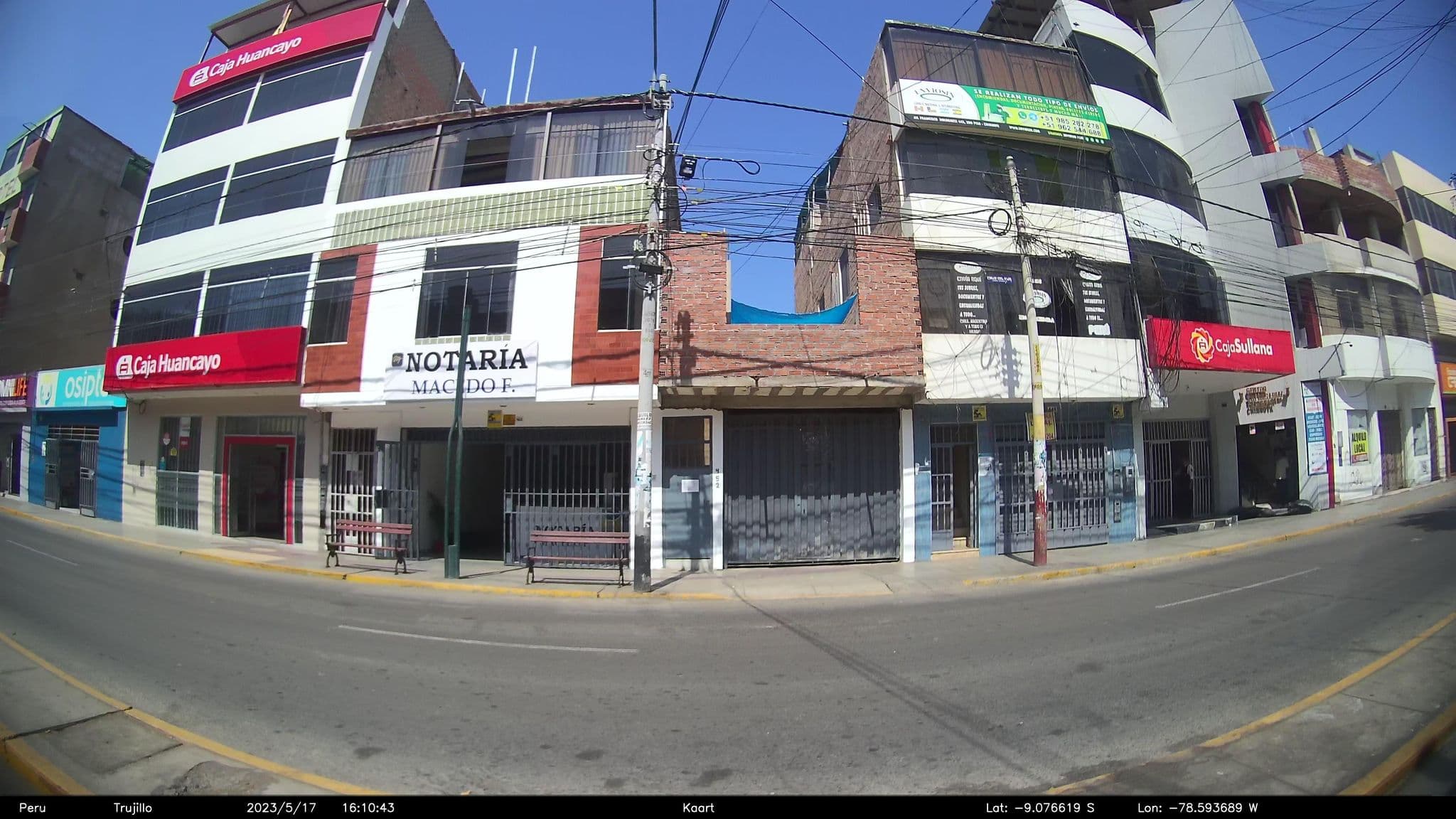 Street view near Hotel Cantón, Chimbote — © kaart_2 (CC BY-SA · Mapillary)