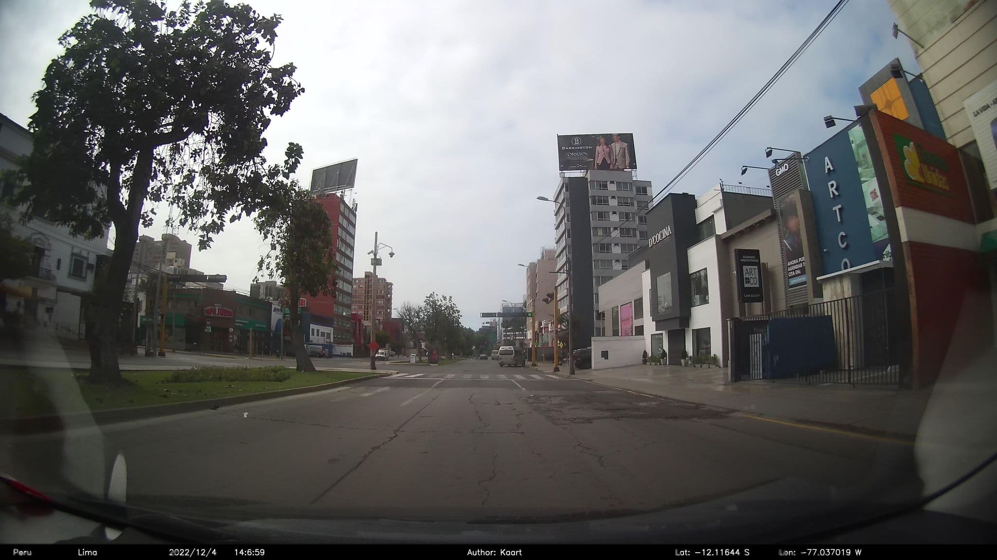 Street view near Hotel San Agostin, Miraflores — © kaart5 (CC BY-SA · Mapillary)