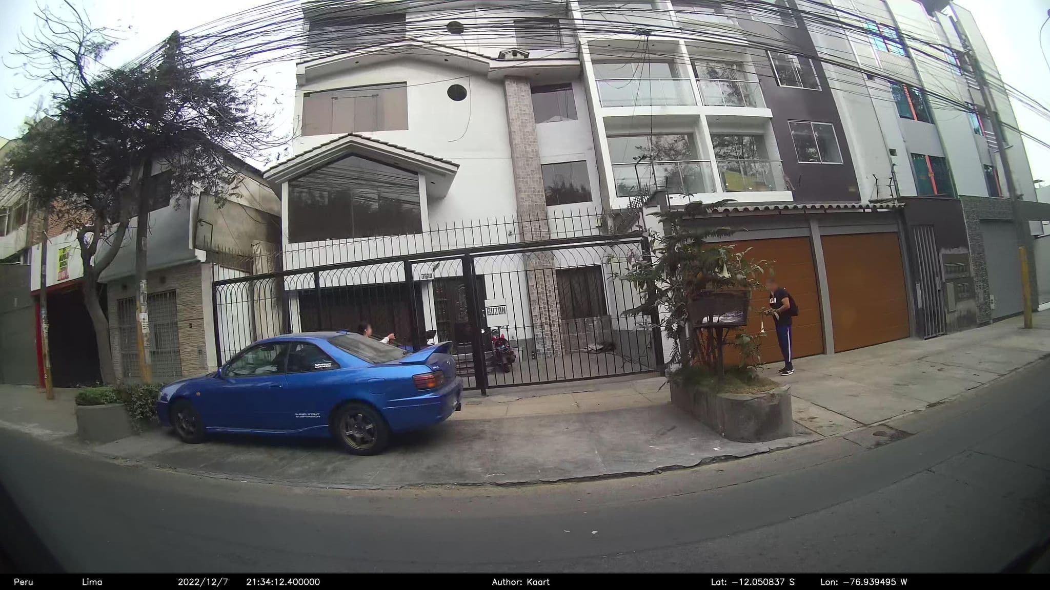 Street view near Hotel los Portales de Cristal, Santa Anita - Los Ficus — © kaart_2 (CC BY-SA · Mapillary)