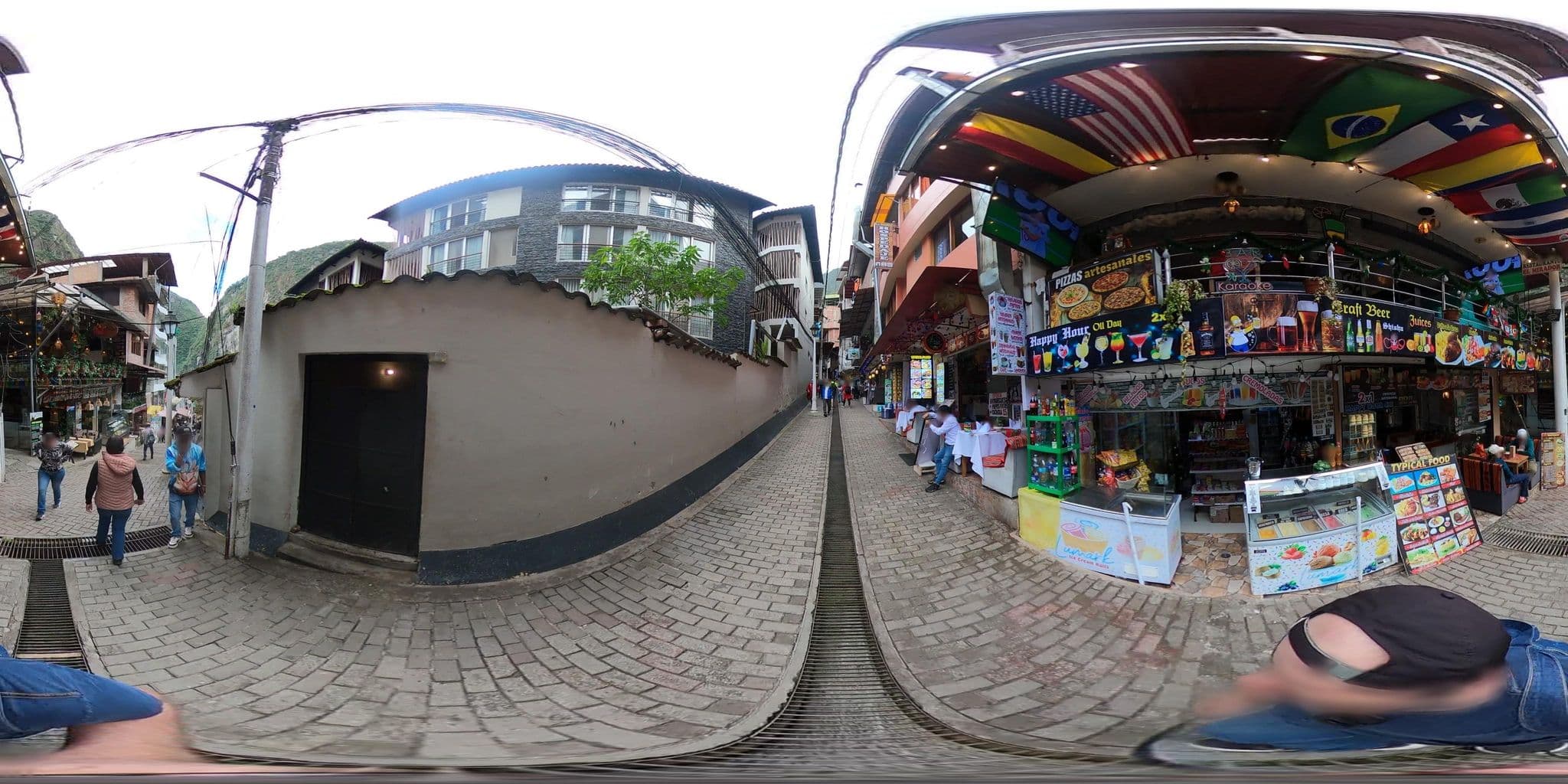 Street view near Intipaqarek Hotel, Machupicchu — © jaderbavaresco (CC BY-SA · Mapillary)