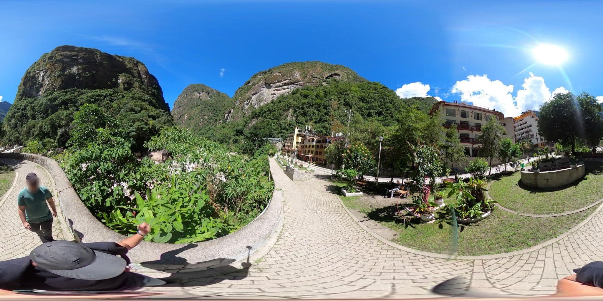 Street view near Hatuchay Tower Machu Picchu Hotel, Machupicchu — © jaderbavaresco (CC BY-SA · Mapillary)