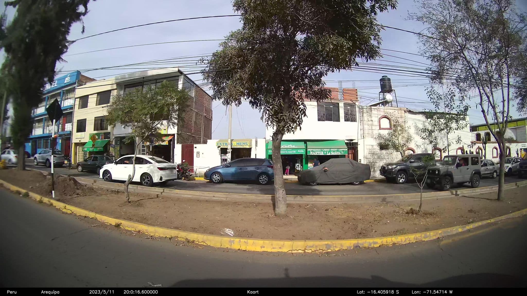Street view near Hotel Mores, Arequipa — © kaart_2 (CC BY-SA · Mapillary)