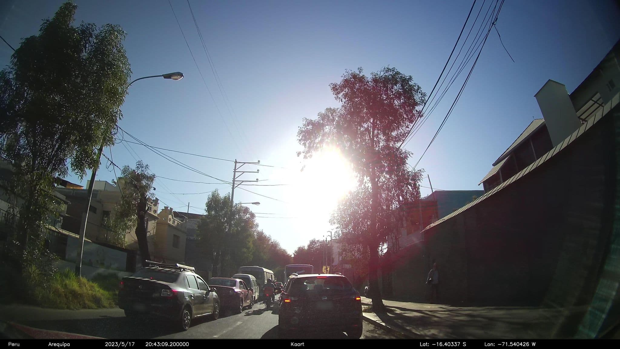 Street view near Hostal el Turista, Arequipa — © kaart_2 (CC BY-SA · Mapillary)