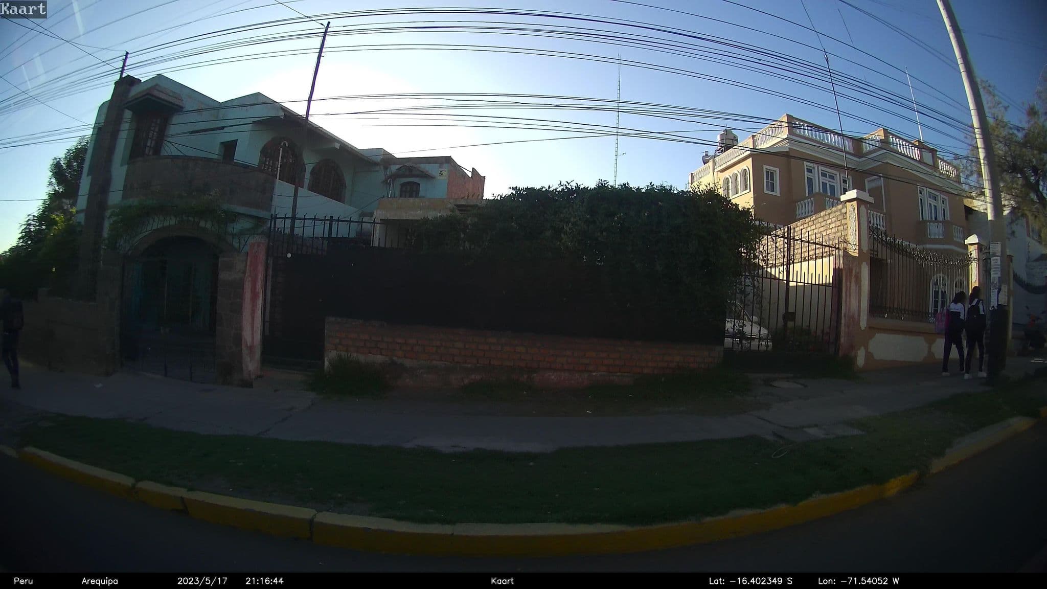 Street view near Hostal Mochileros, Arequipa — © kaart_2 (CC BY-SA · Mapillary)