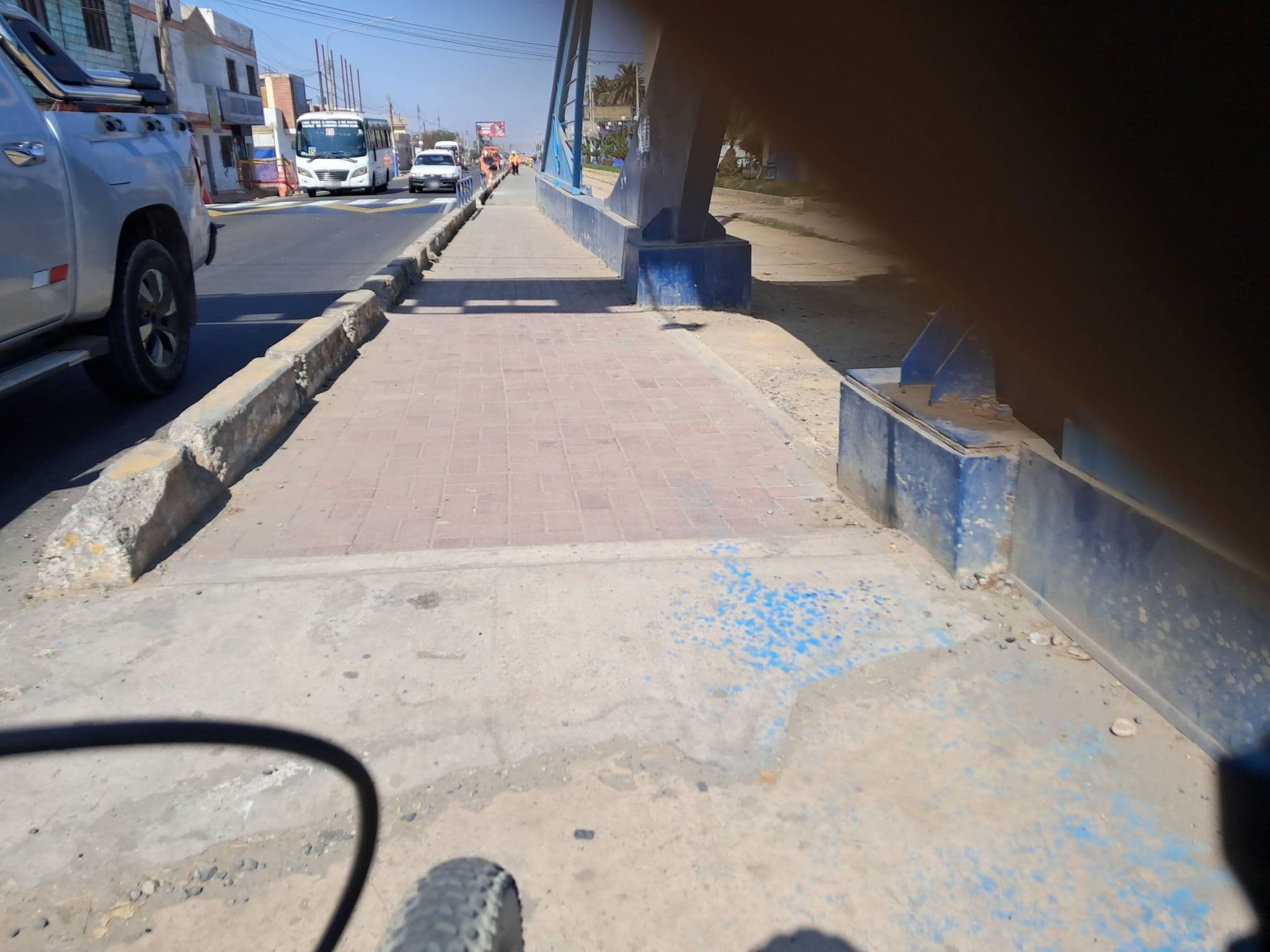 Street view near Hostal Encantos Tacna, Tacna — © francodamiani (CC BY-SA · Mapillary)