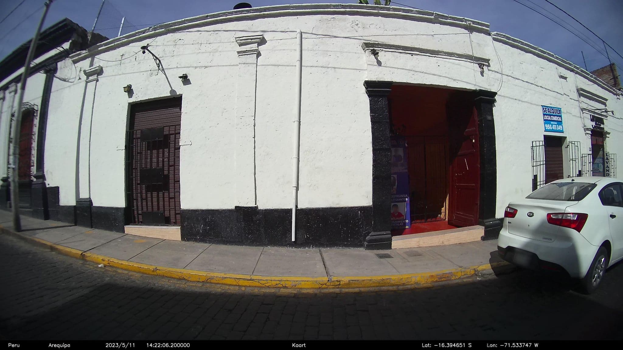 Street view near Hostal Santa Ursula, Arequipa — © kaart_2 (CC BY-SA · Mapillary)