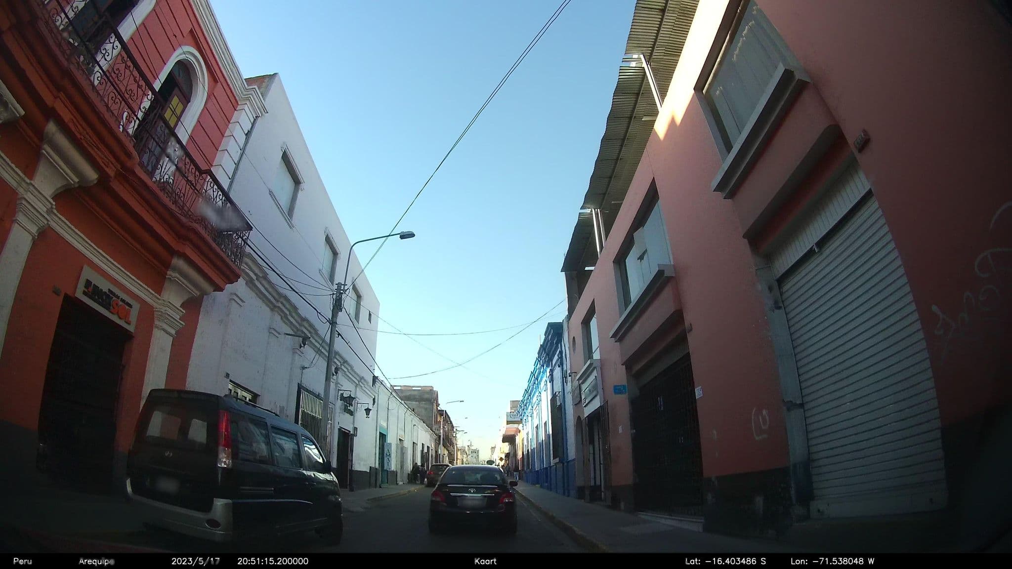 Street view near Casona Plaza Hotel Colonial, Arequipa — © kaart_2 (CC BY-SA · Mapillary)