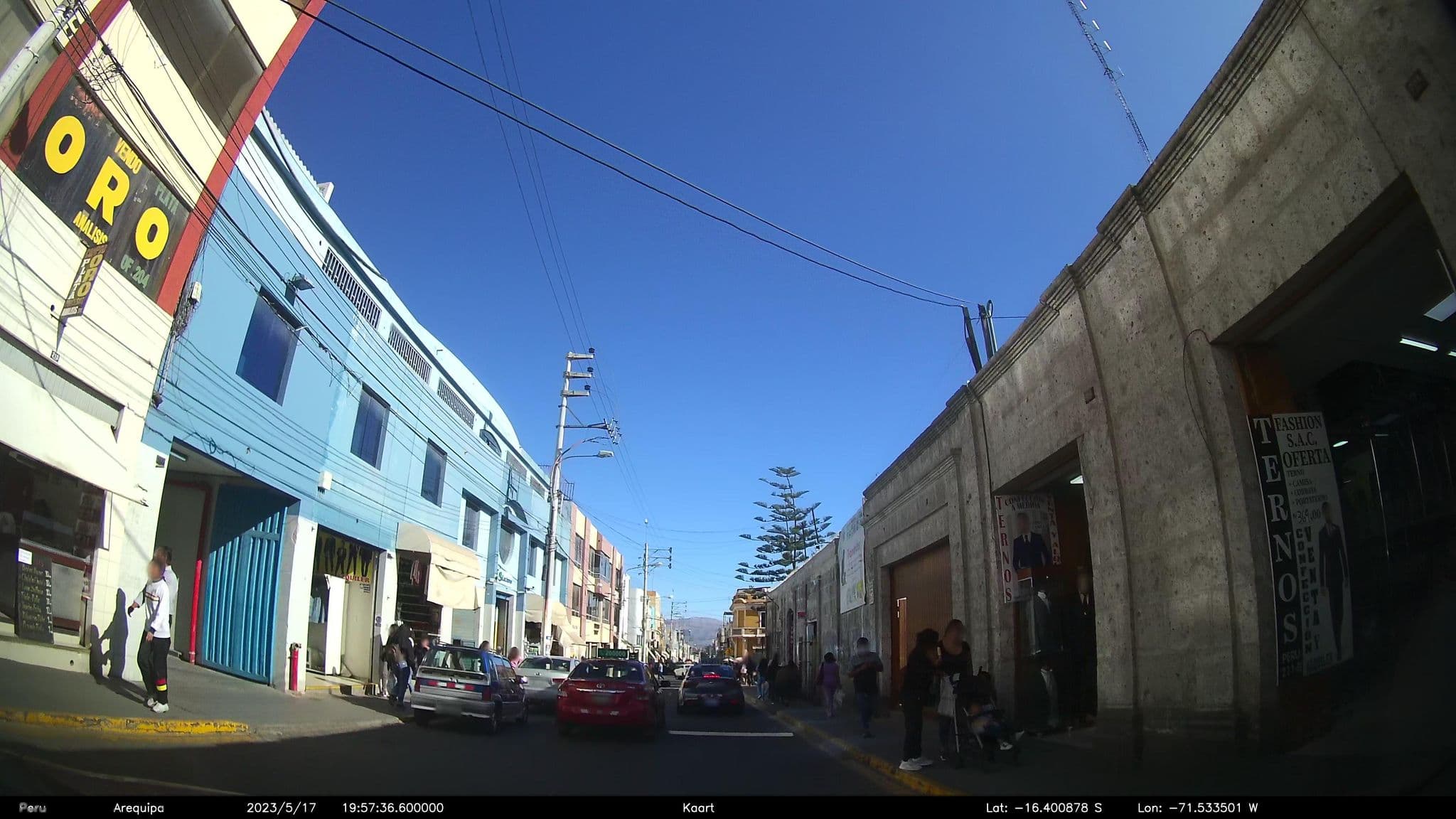 Street view near Hotel Viza, Arequipa — © kaart_2 (CC BY-SA · Mapillary)