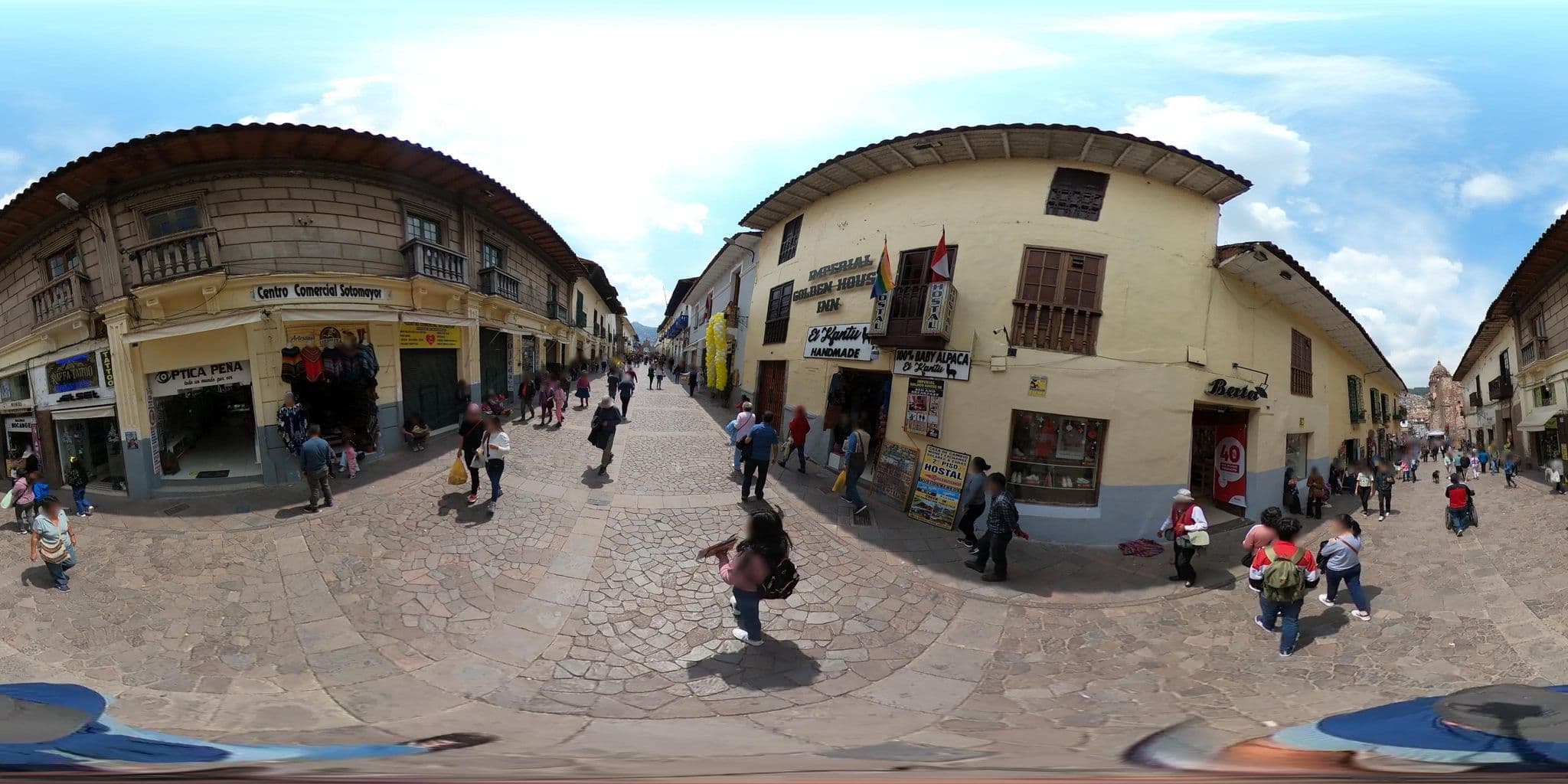 Street view near Hostal El Marques, Santiago — © jaderbavaresco (CC BY-SA · Mapillary)