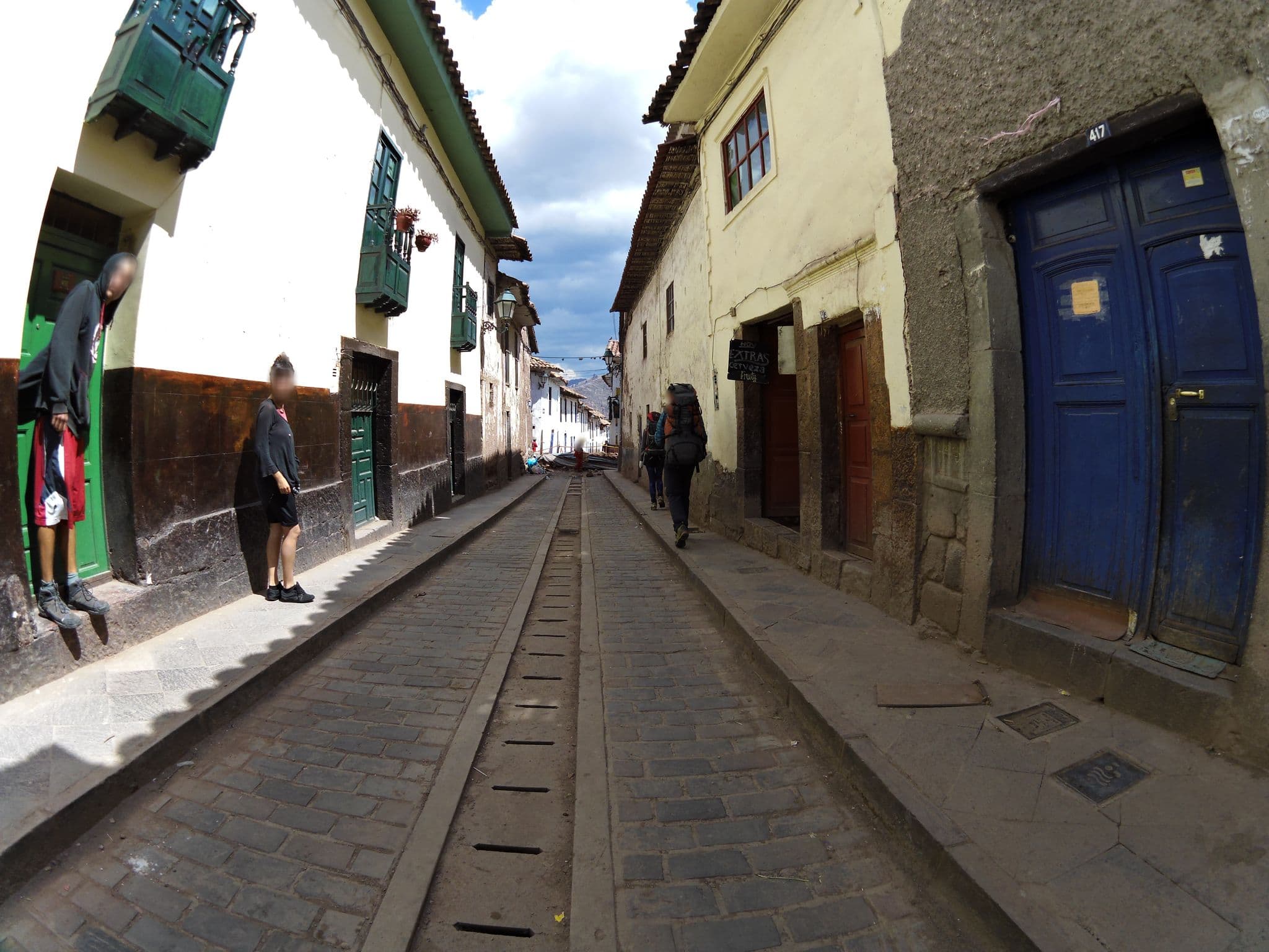 Street view near Hostal Son Latino, Santiago — © jlevente (CC BY-SA · Mapillary)