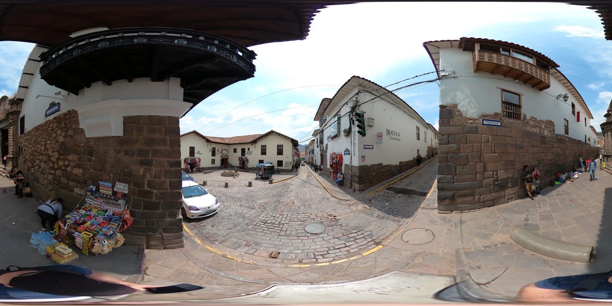 Street view near Hotel Kallpa Inka, Santiago — © jaderbavaresco (CC BY-SA · Mapillary)