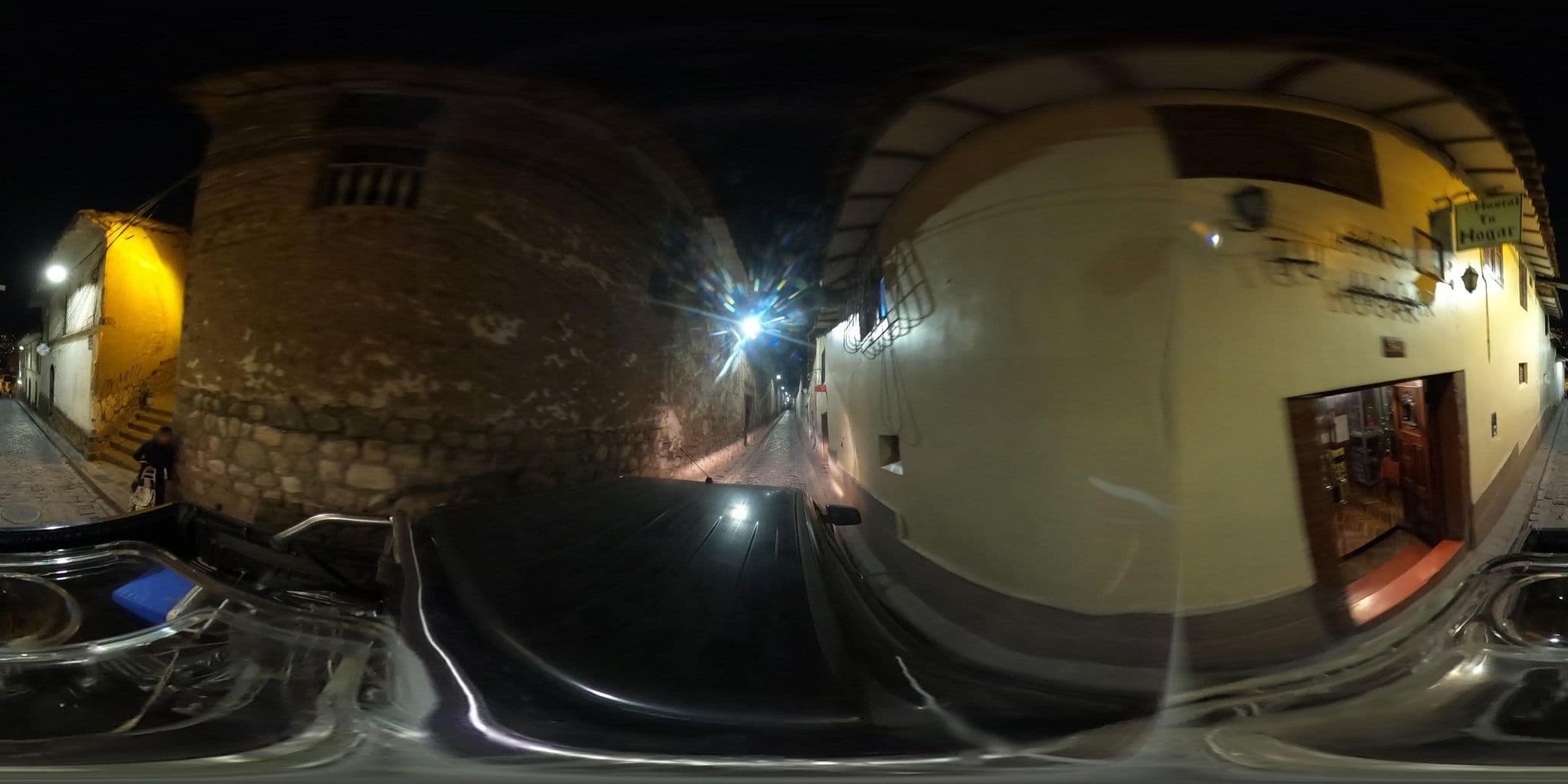 Street view near Hostal Tupana Wasi, Wanchaq — © jaderbavaresco (CC BY-SA · Mapillary)