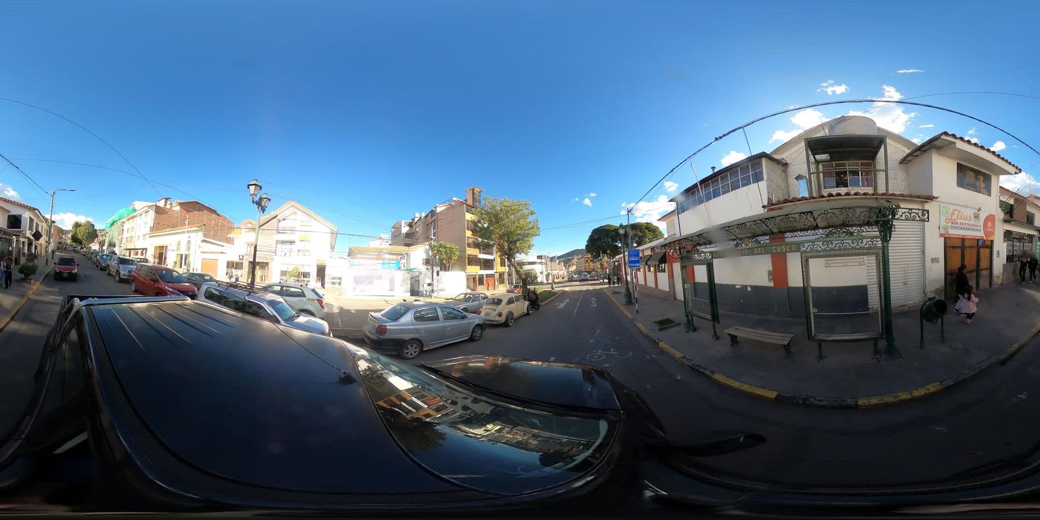 Street view near Corto Maltes Amazonia, Wanchaq — © jaderbavaresco (CC BY-SA · Mapillary)