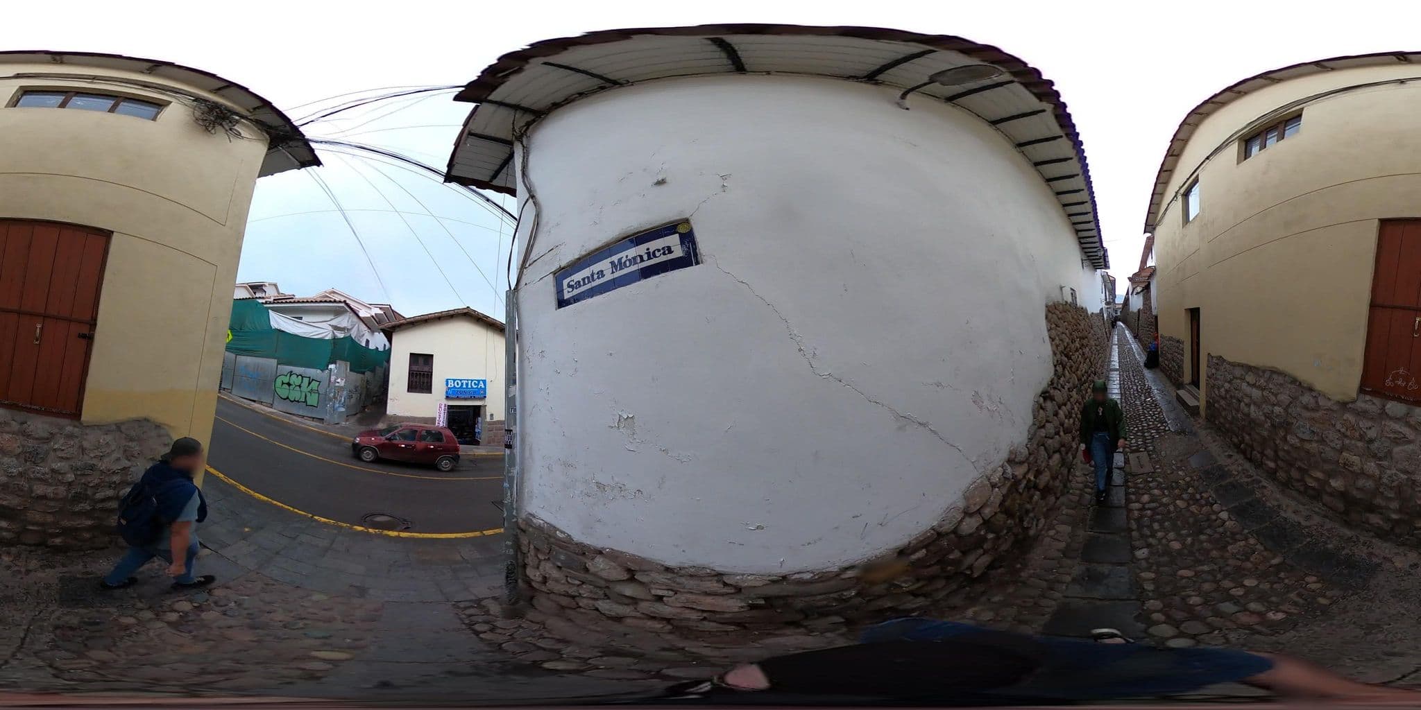 Street view near Tinkuy Wasi, Wanchaq — © jaderbavaresco (CC BY-SA · Mapillary)
