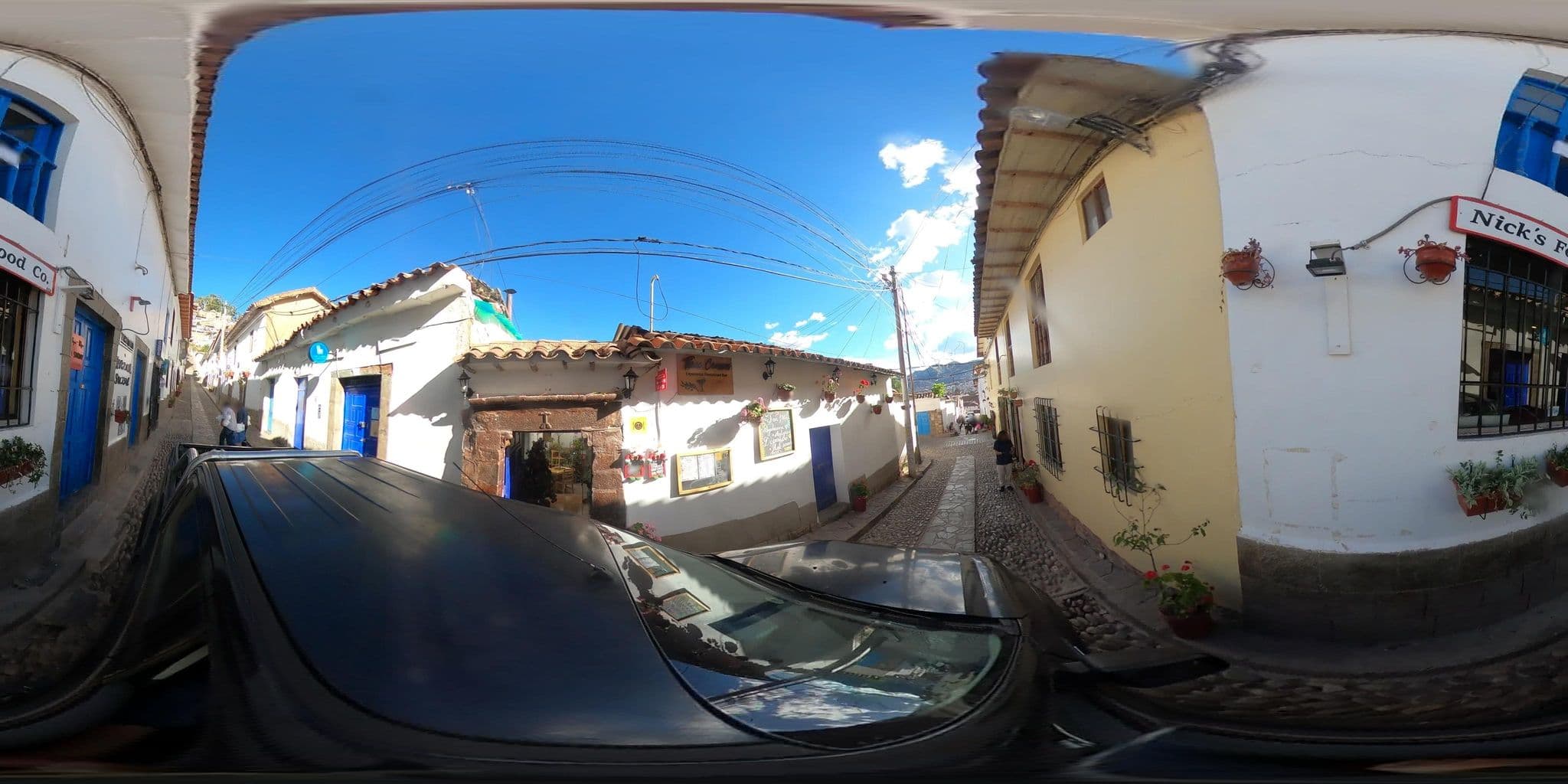 Street view near Samanapata Hostel Cusco, Wanchaq — © jaderbavaresco (CC BY-SA · Mapillary)