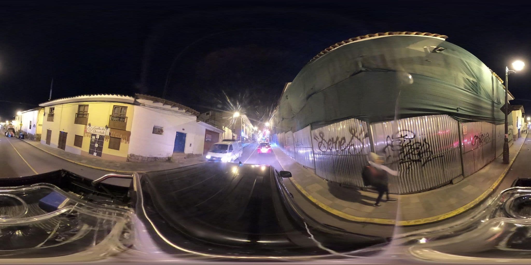 Street view near Qori Ñusta Inn, Wanchaq — © jaderbavaresco (CC BY-SA · Mapillary)