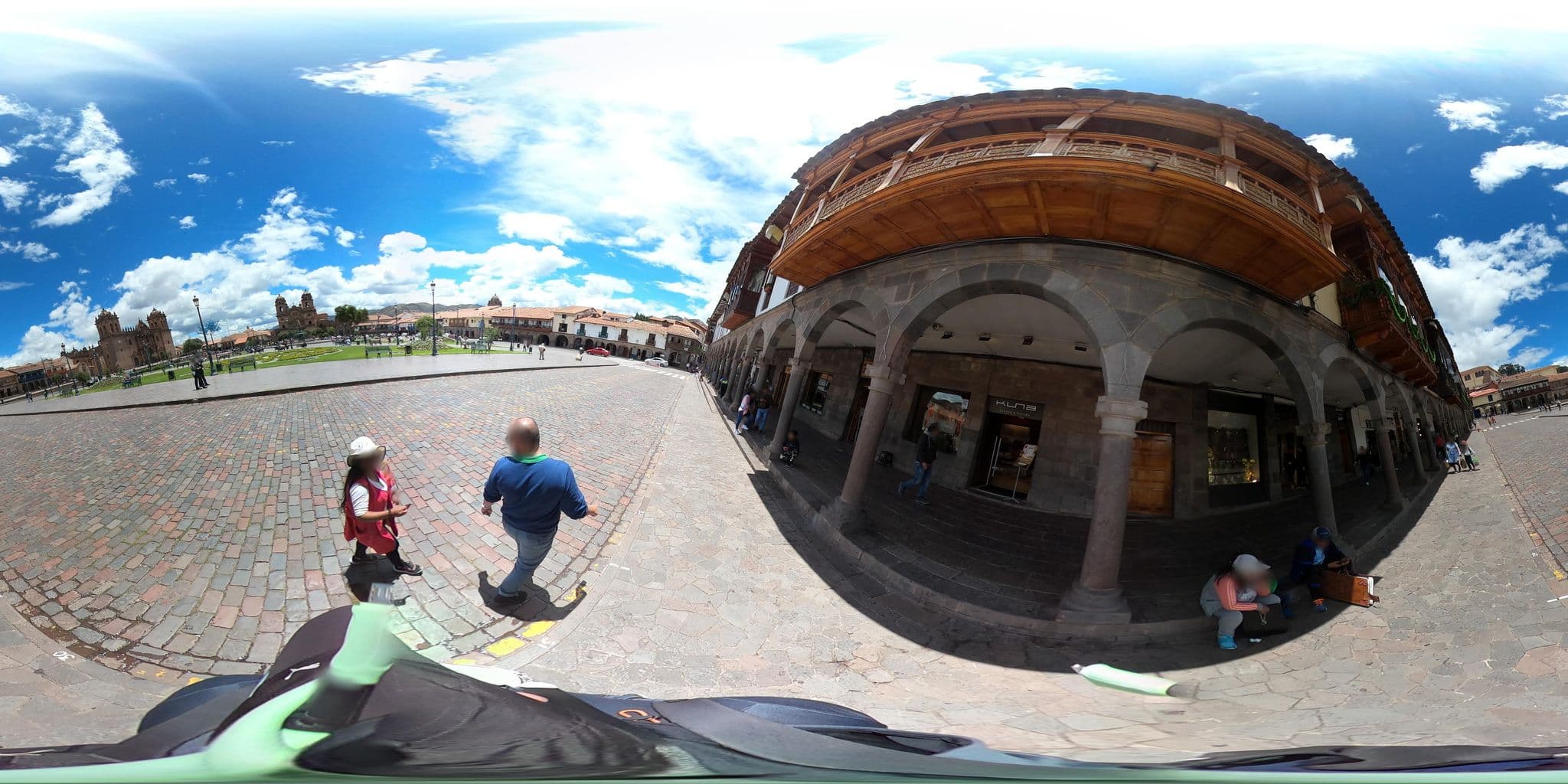 Street view near Hotel Inka Wasi, Santiago — © jaderbavaresco (CC BY-SA · Mapillary)