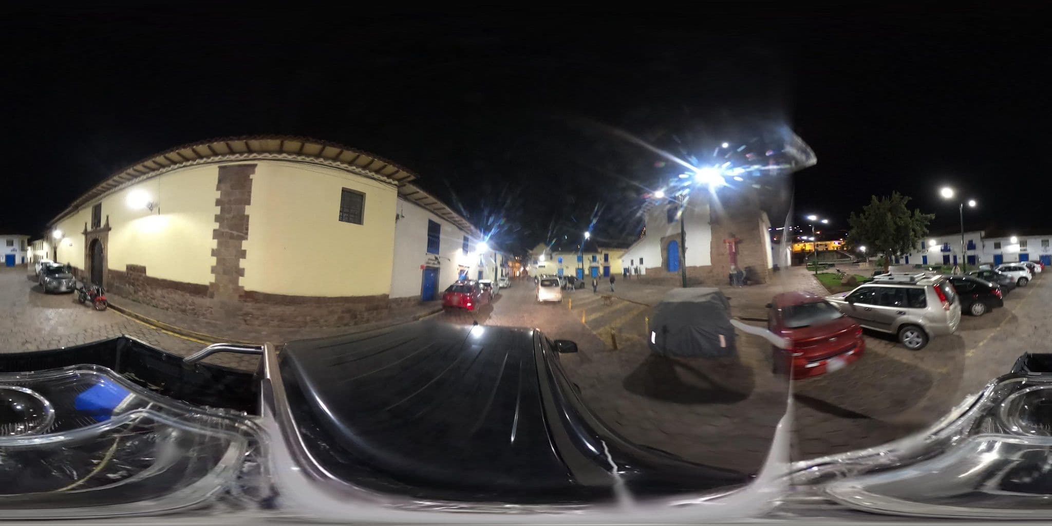 Street view near Hostal Qori Kinto, Wanchaq — © jaderbavaresco (CC BY-SA · Mapillary)