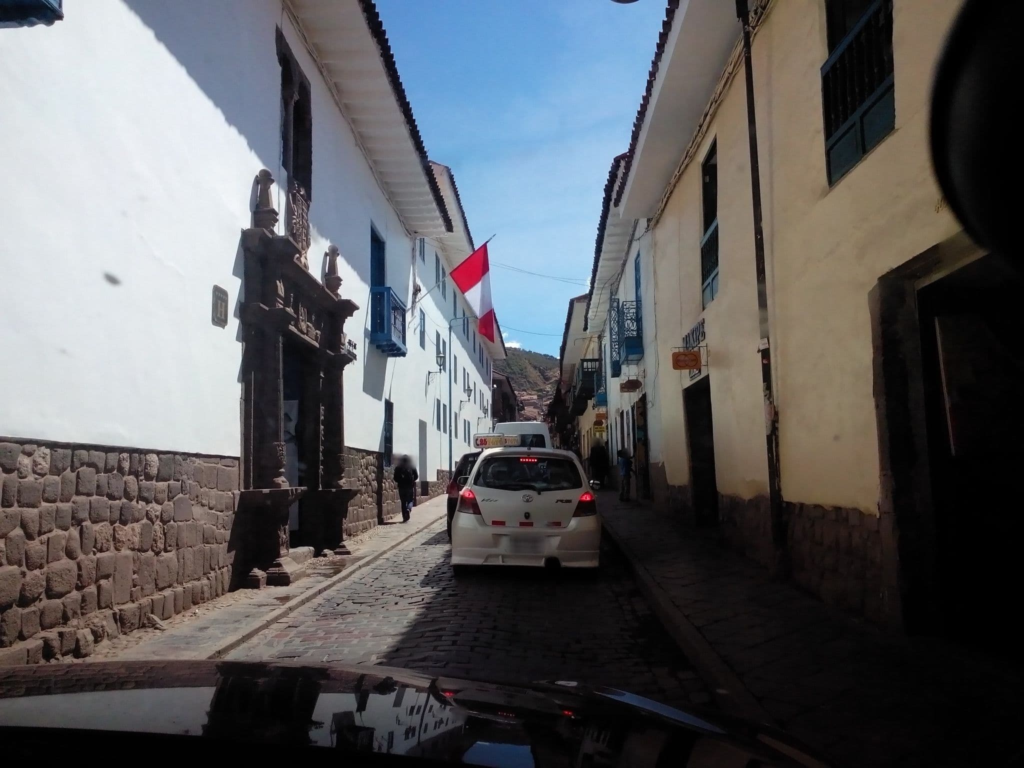 Street view near Hotel Casa Birú, Wanchaq — © derfred (CC BY-SA · Mapillary)